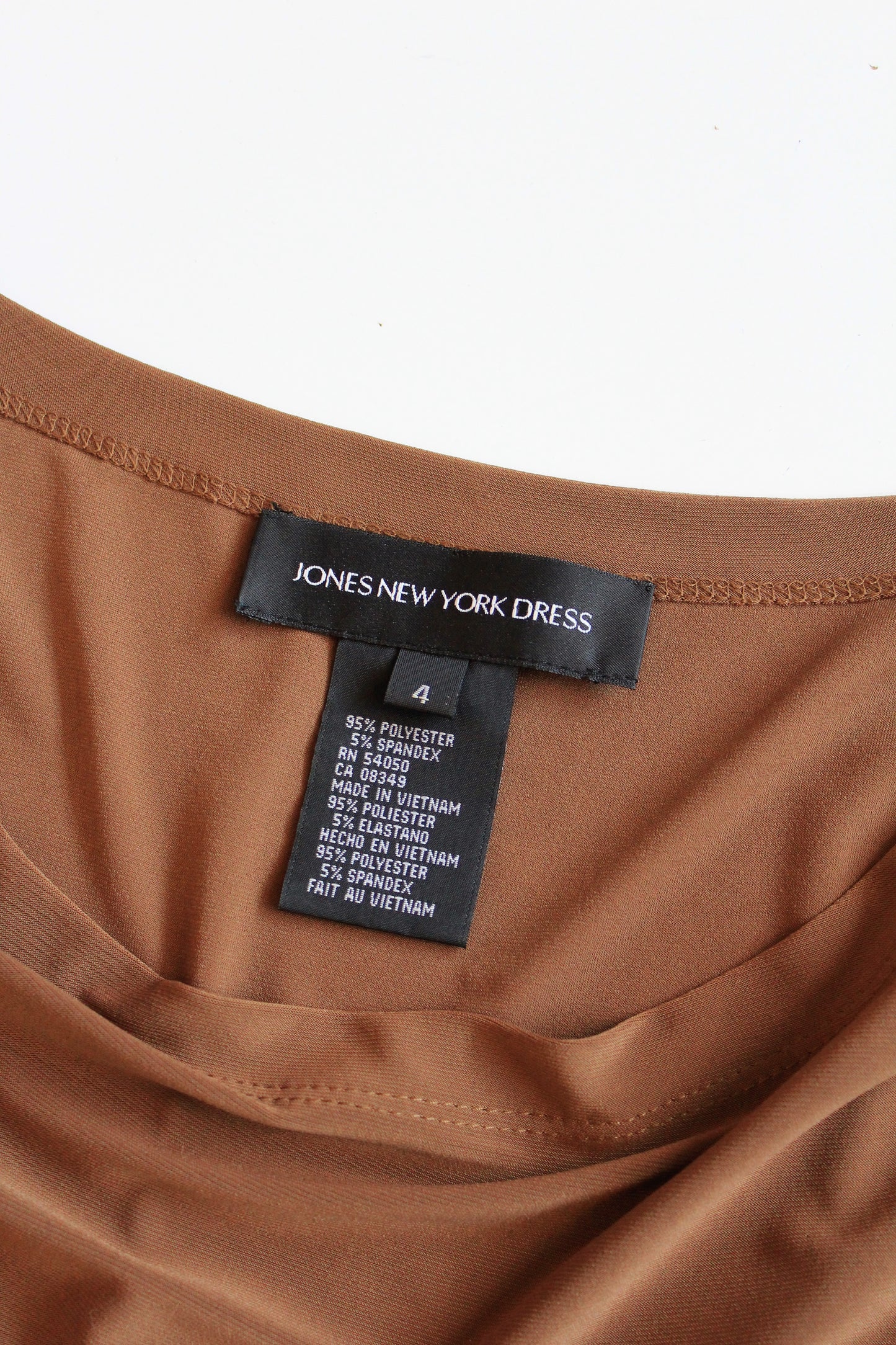 Early 2000s Jones New York Tan Matching Lounge Set, Small 