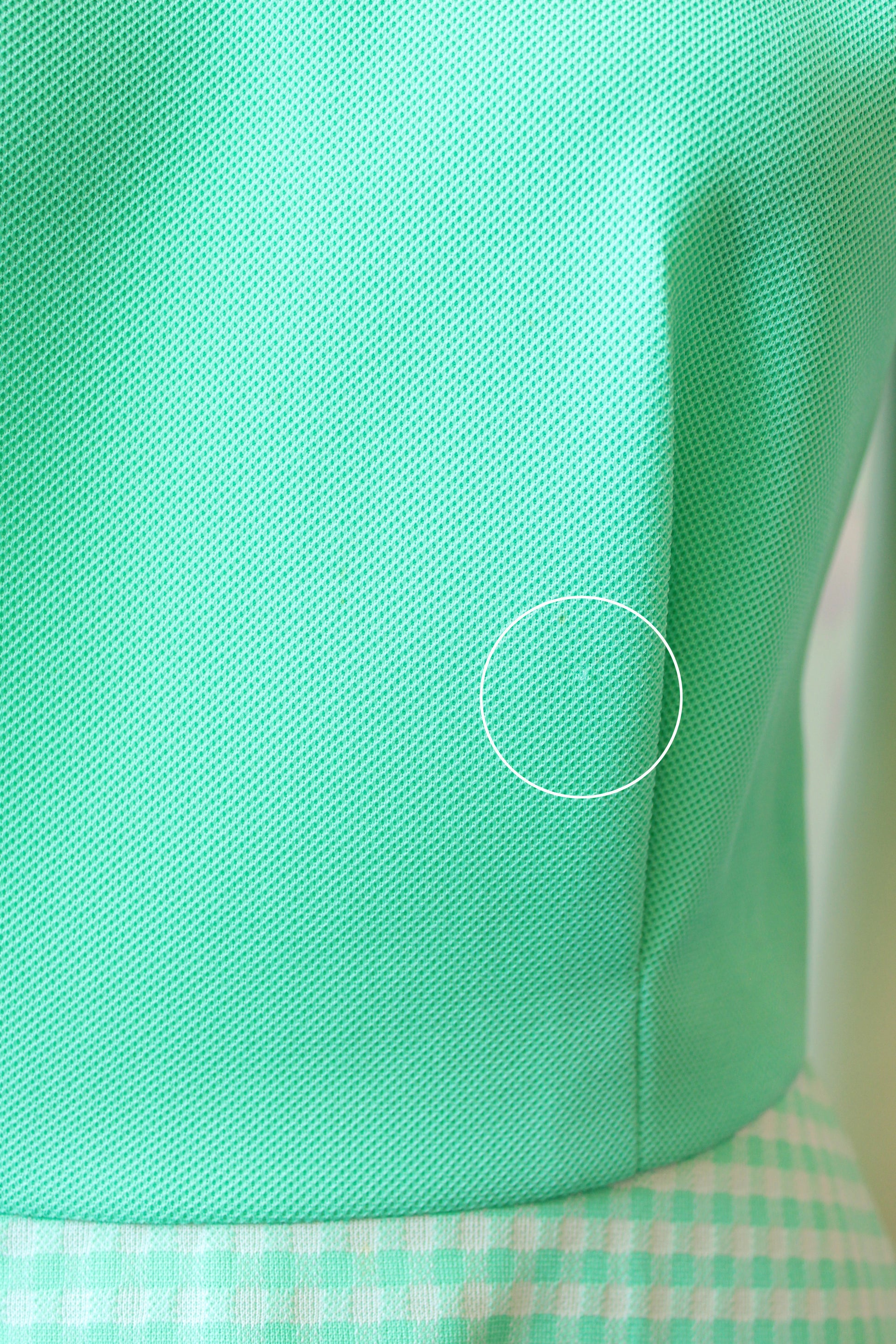 1970s Lacoste Bright Green Sleeveless Tennis Dress With Flared Gingham Skirt, Small