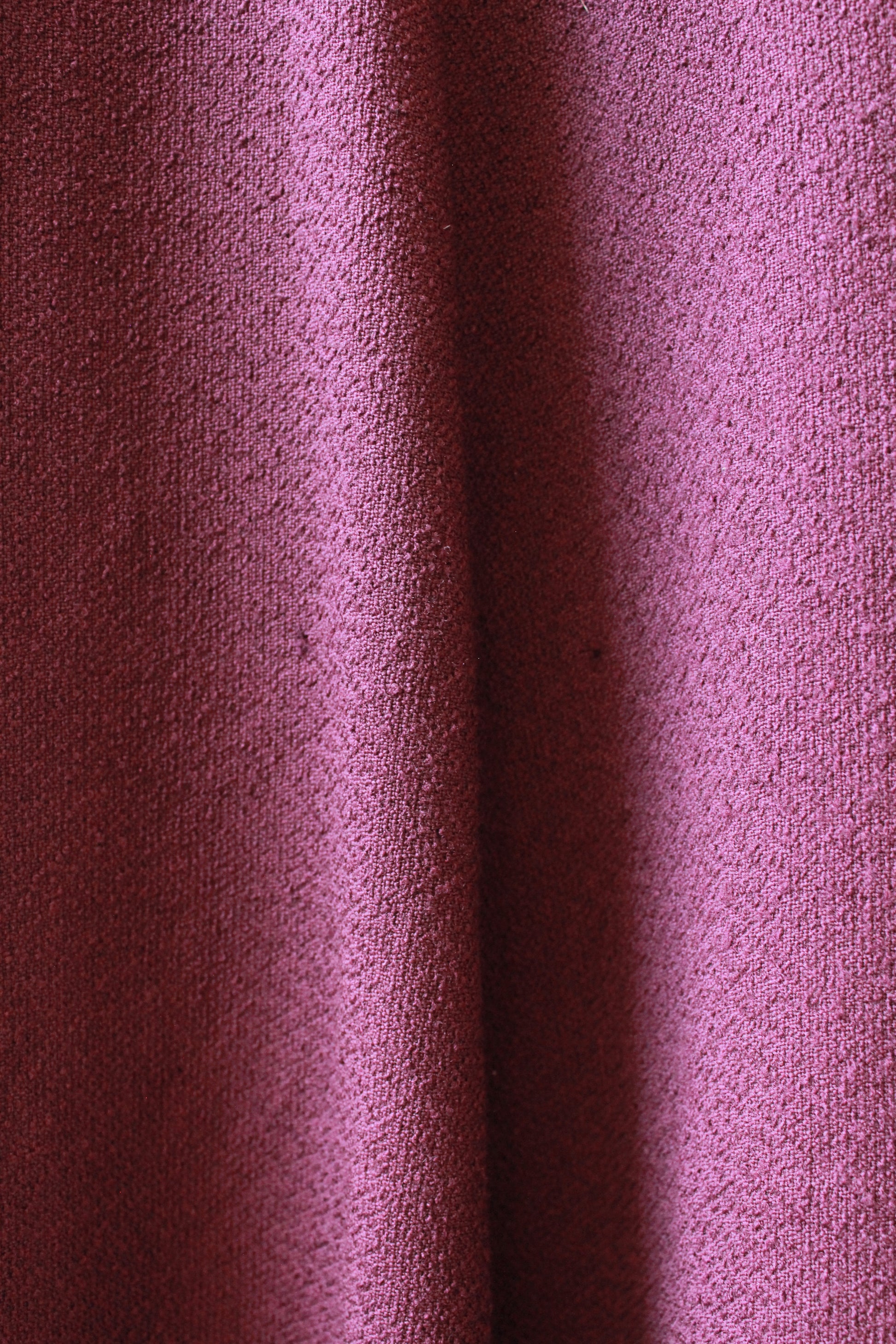 1940s Plum Flared Coat With Pleating And Bell Sleeves , Small 