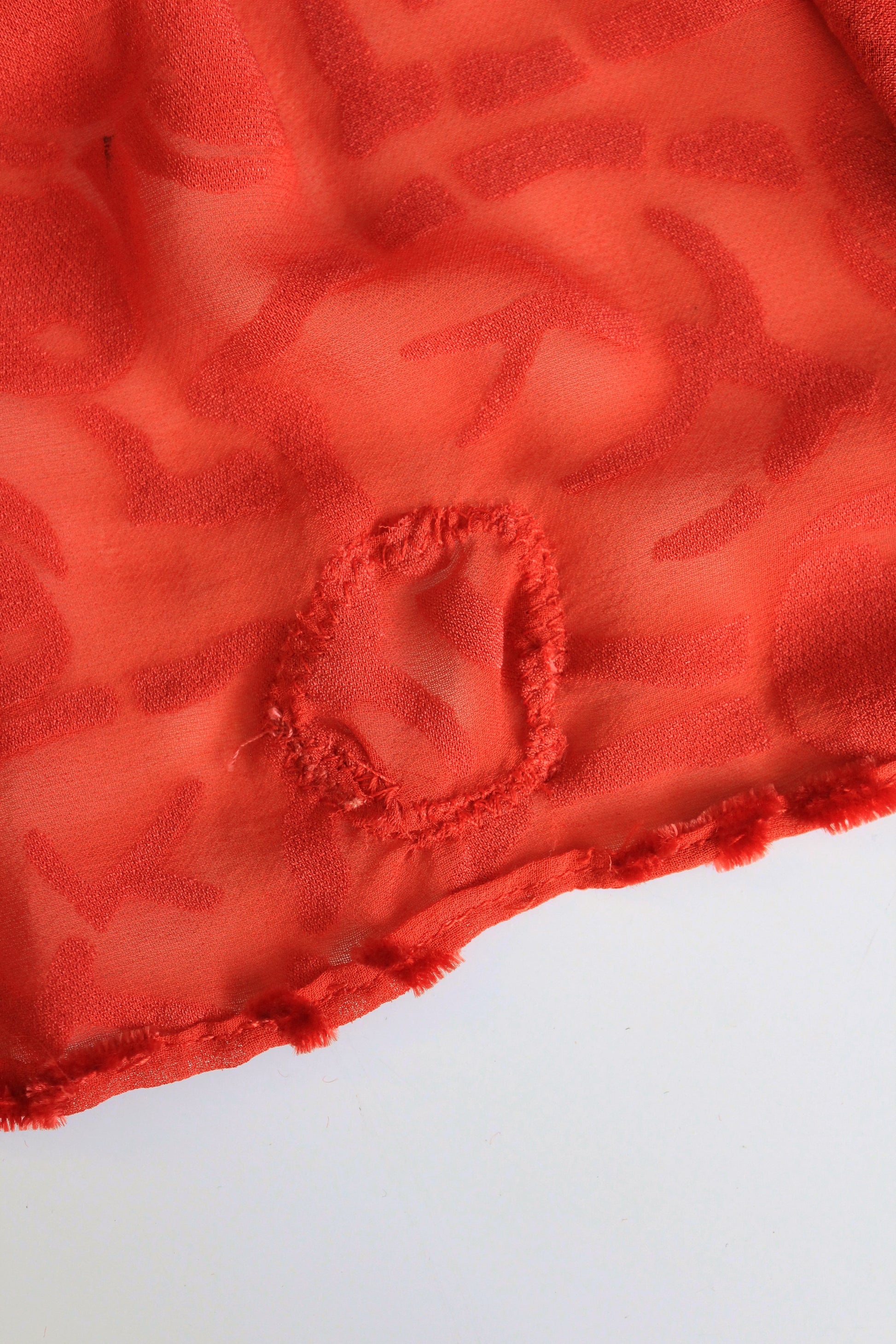 1920s Sleeveless Red Drop Waist Dress With Velvet Cranberries And Hip Detail, Small