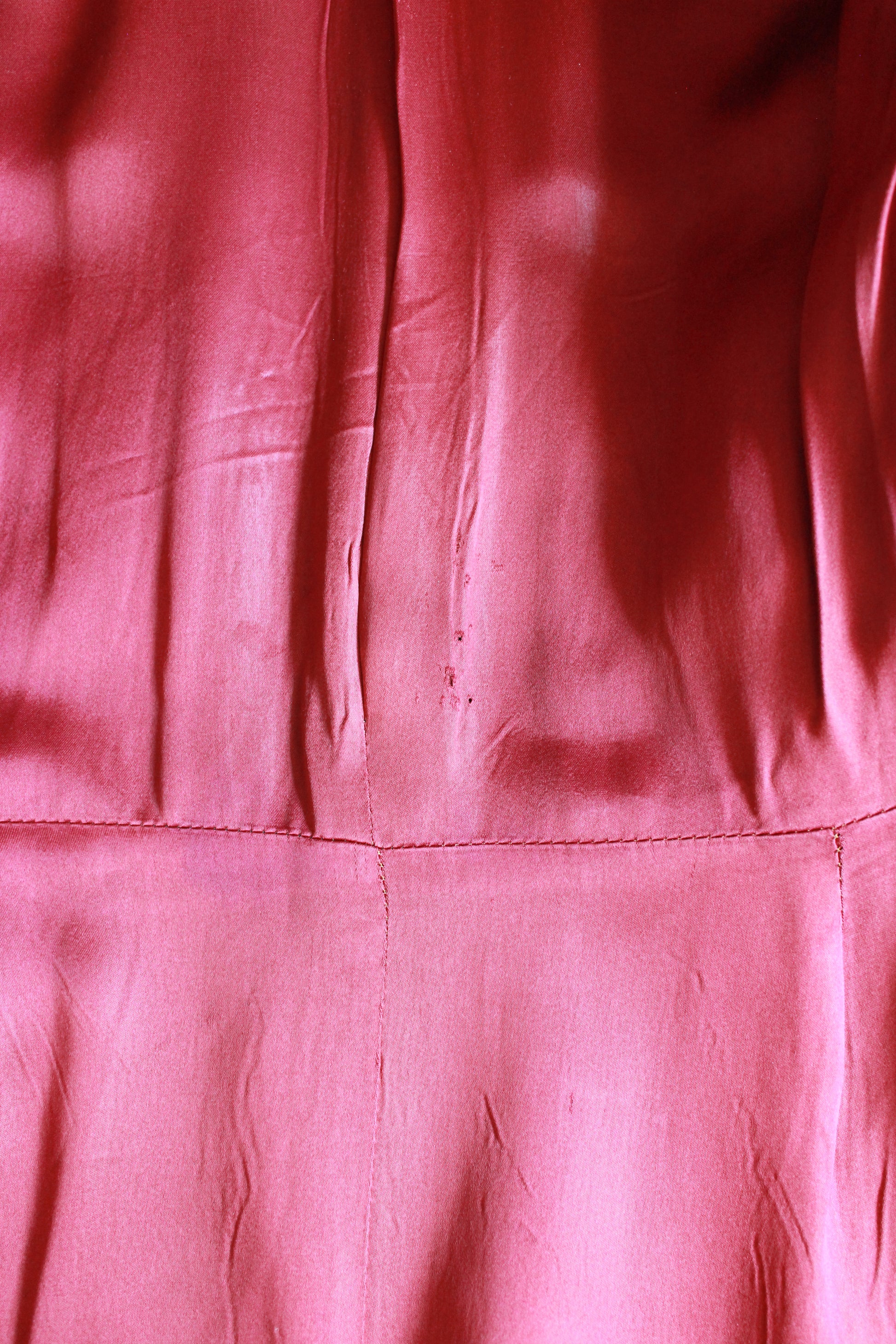 1940s Plum Flared Coat With Pleating And Bell Sleeves , Small 