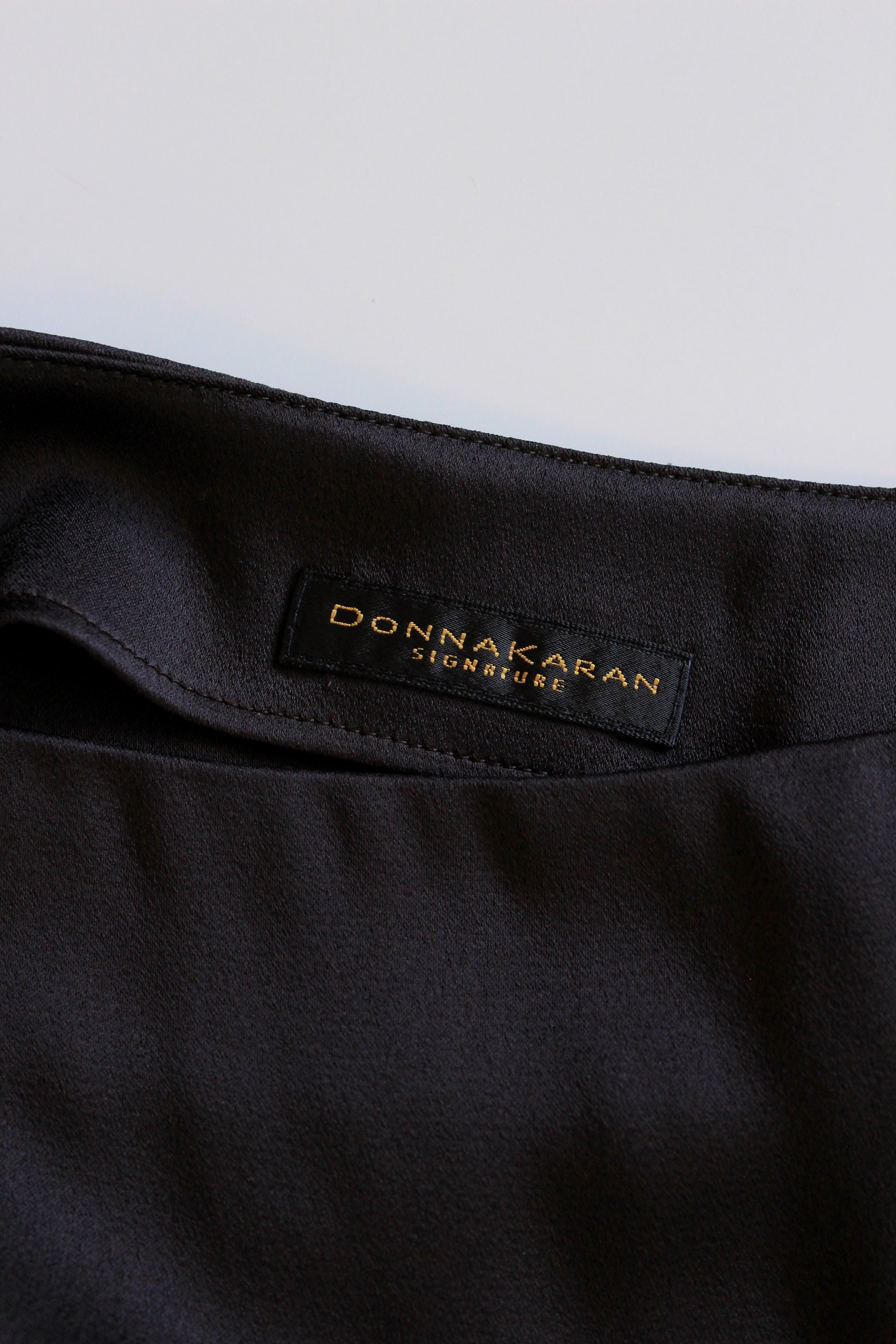 Early 2000s Donna Karan Plum Bias Cut Slinky Skirt, Medium