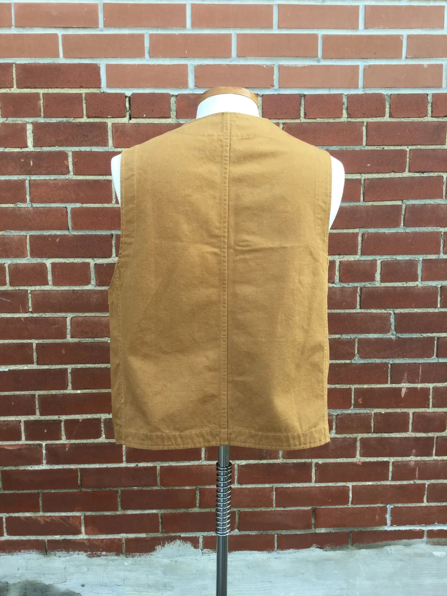 Men's "The Hill Side" American Brown Duck Canvas Weekend Chore Vest, Large