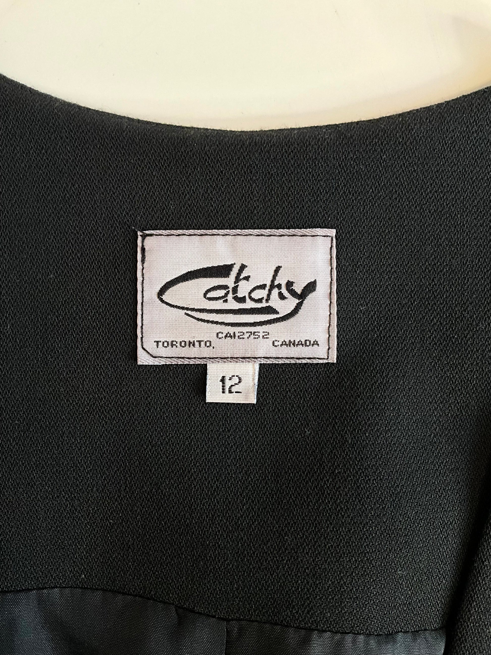 Vintage 1980s Black Sleeveless Button Up Maxi Jumper Dress