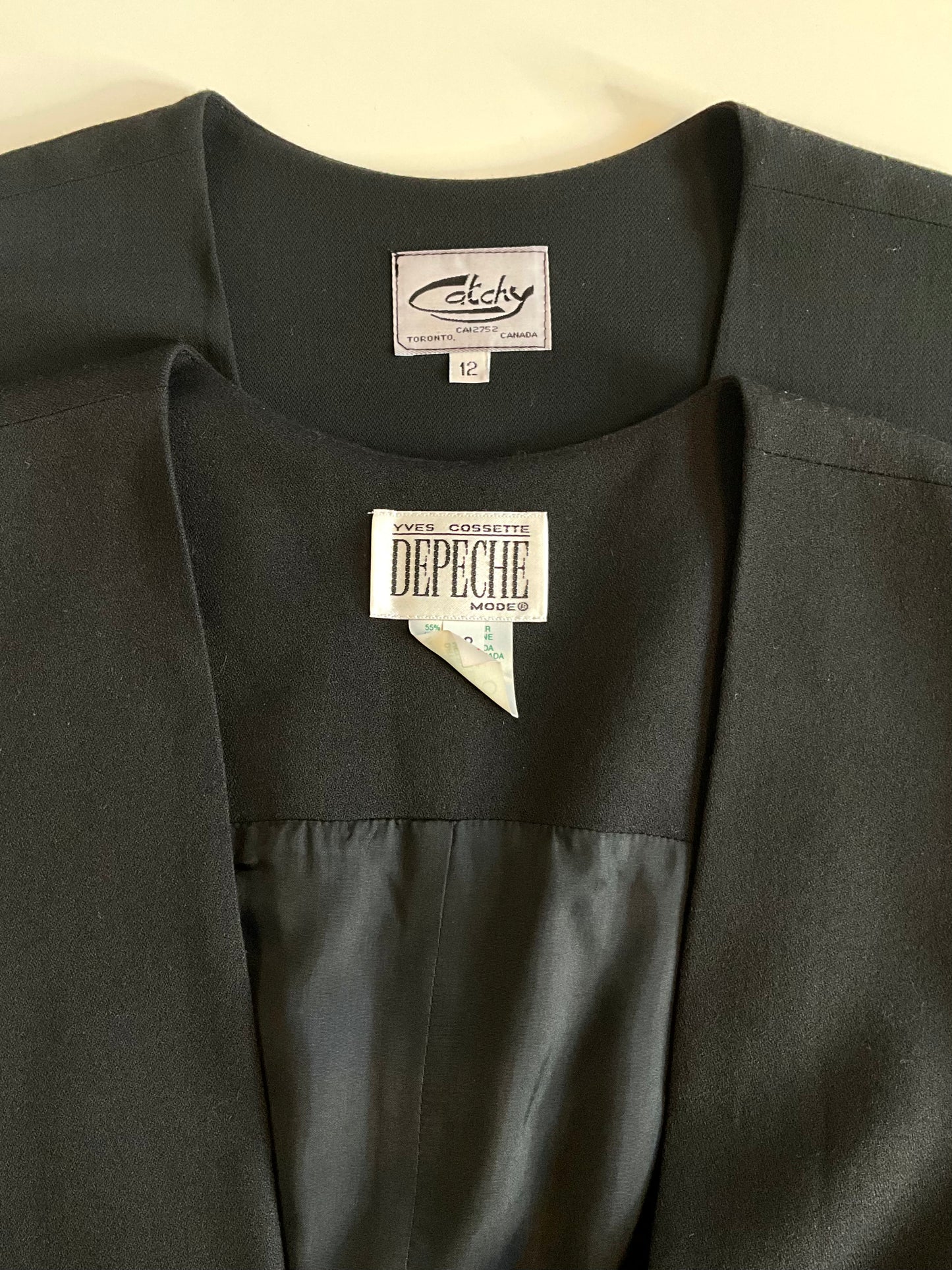 Vintage 1980s Black Sleeveless Button Up Maxi Jumper Dress