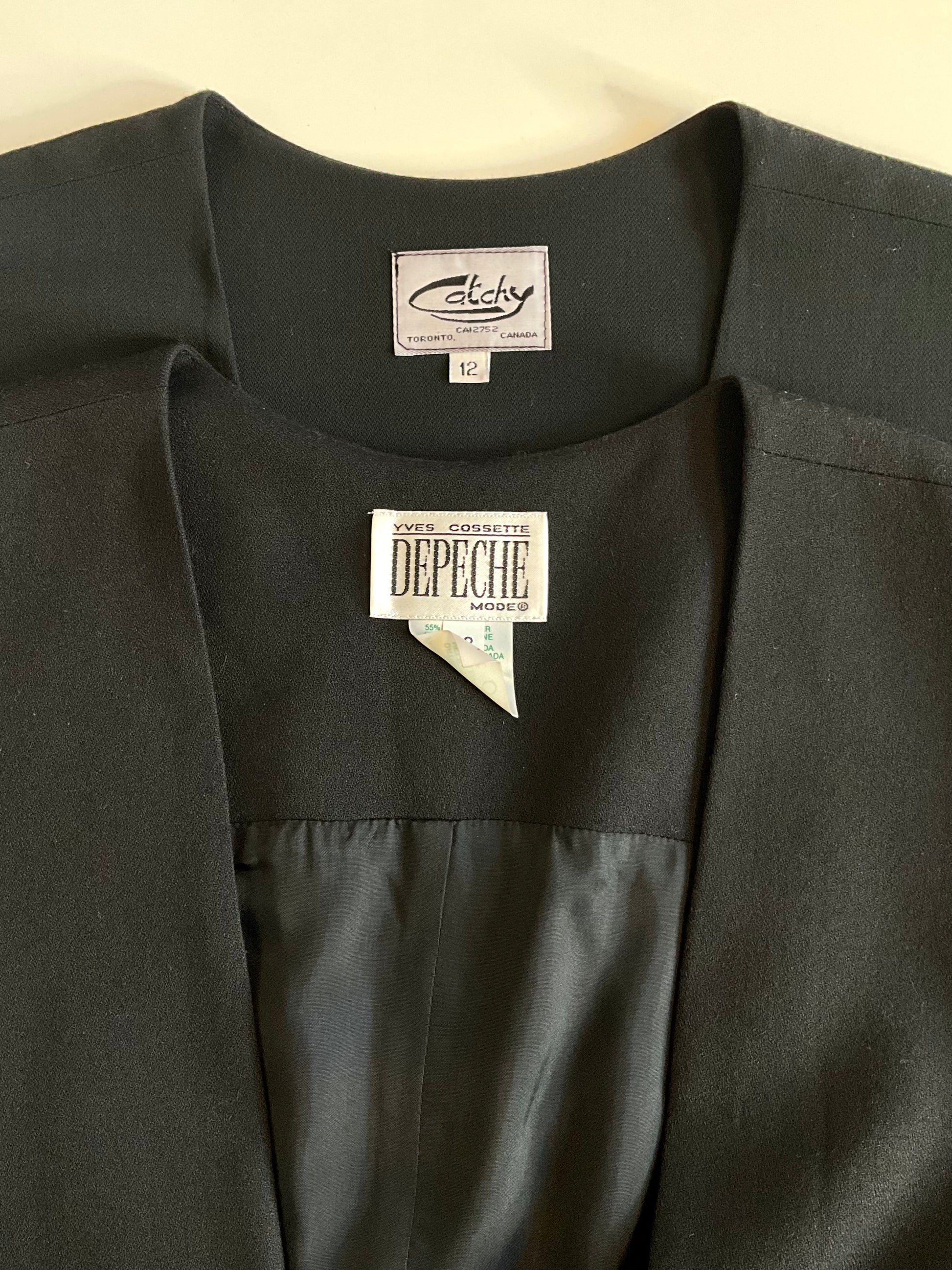 Vintage 1980s Black Sleeveless Button Up Maxi Jumper Dress