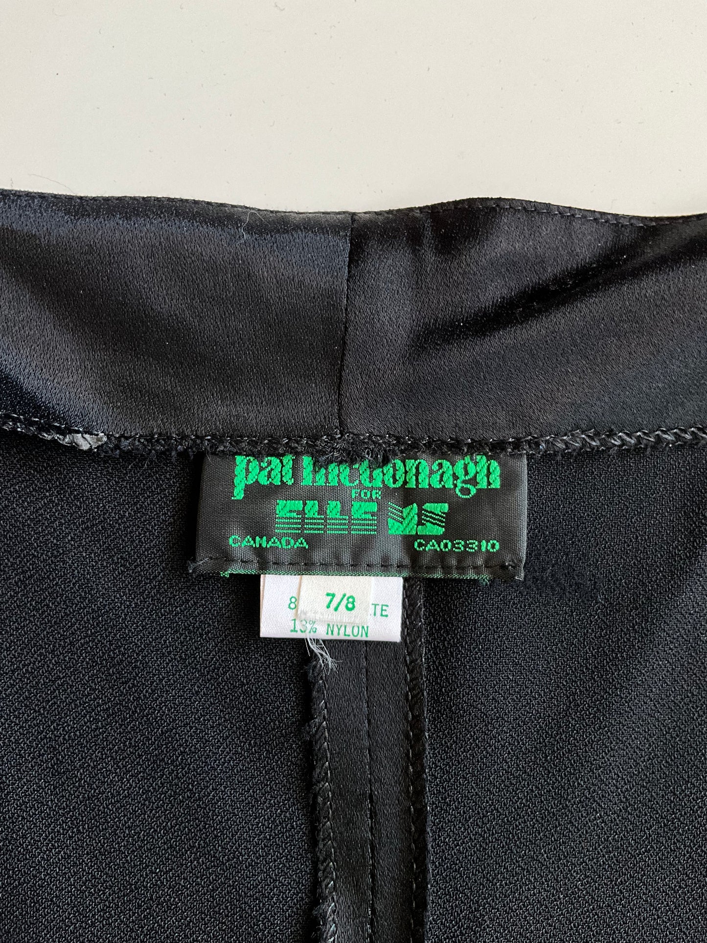 Vintage Deadstock 1990s Black and Maroon Satin Sweetheart Strap Tops, S/XS