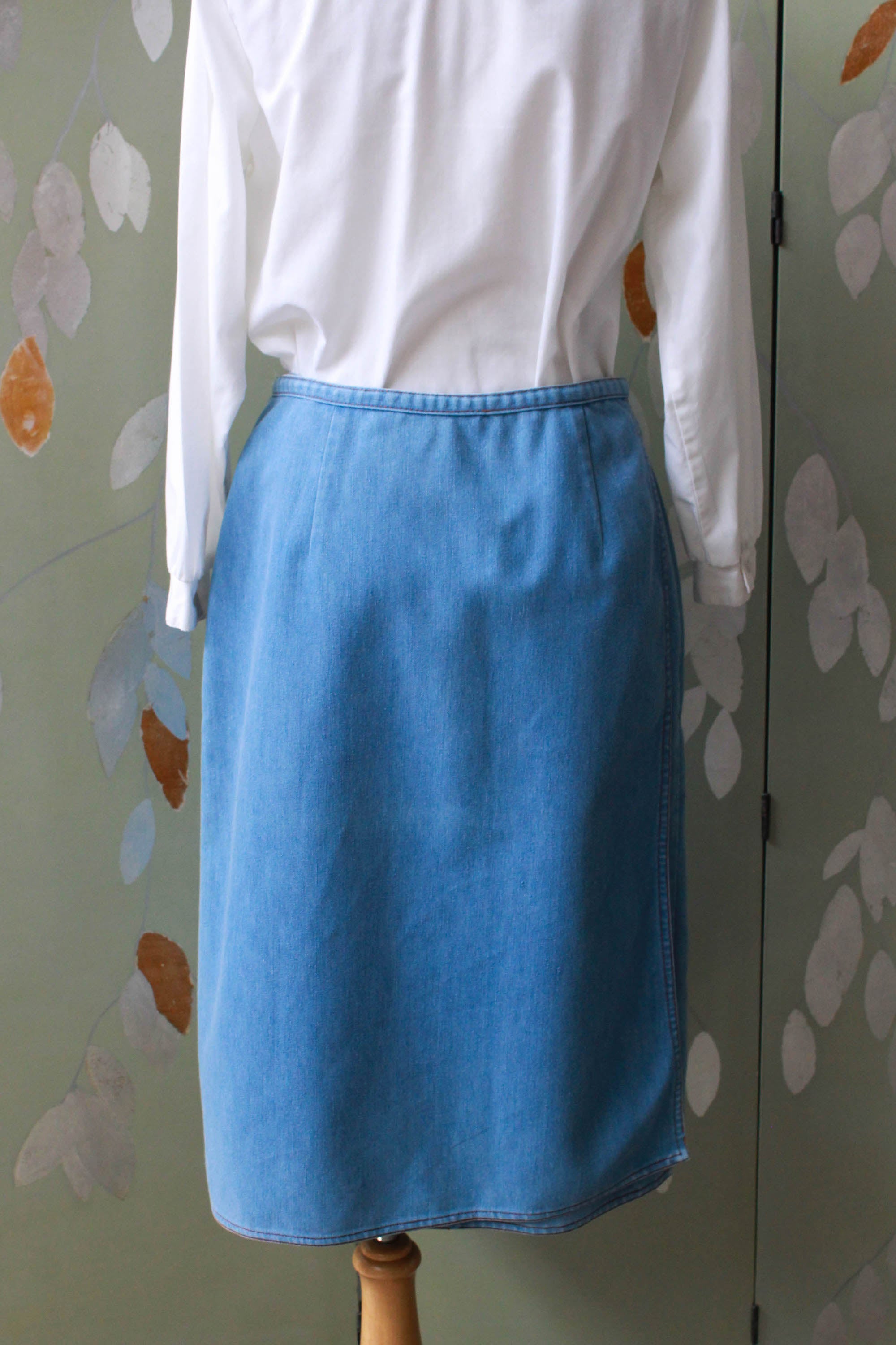 Blue hotsell skirt 90s