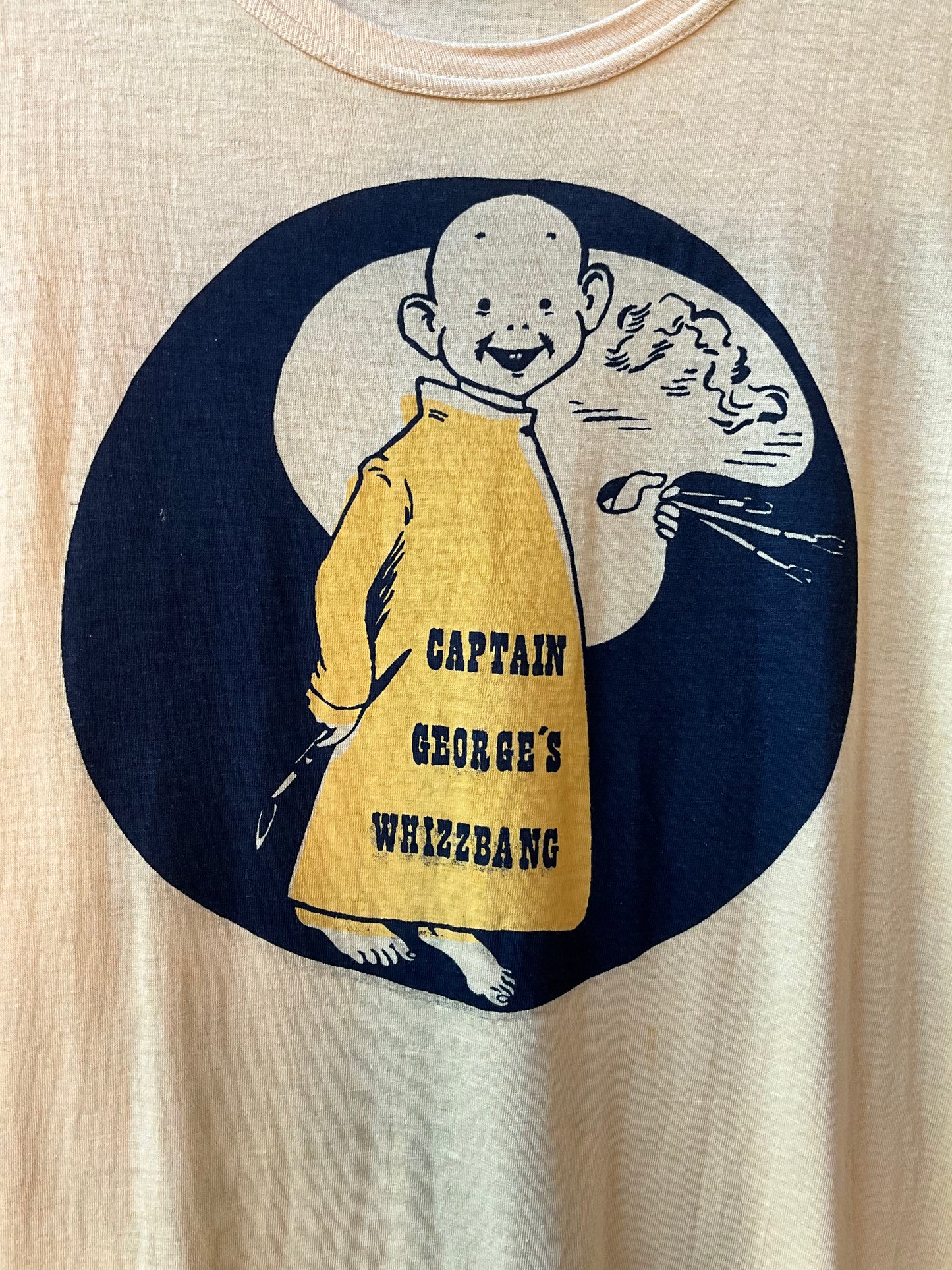 Vintage 1960s Captain George's Whizzbang Toronto Fanzine Comic T-Shirt