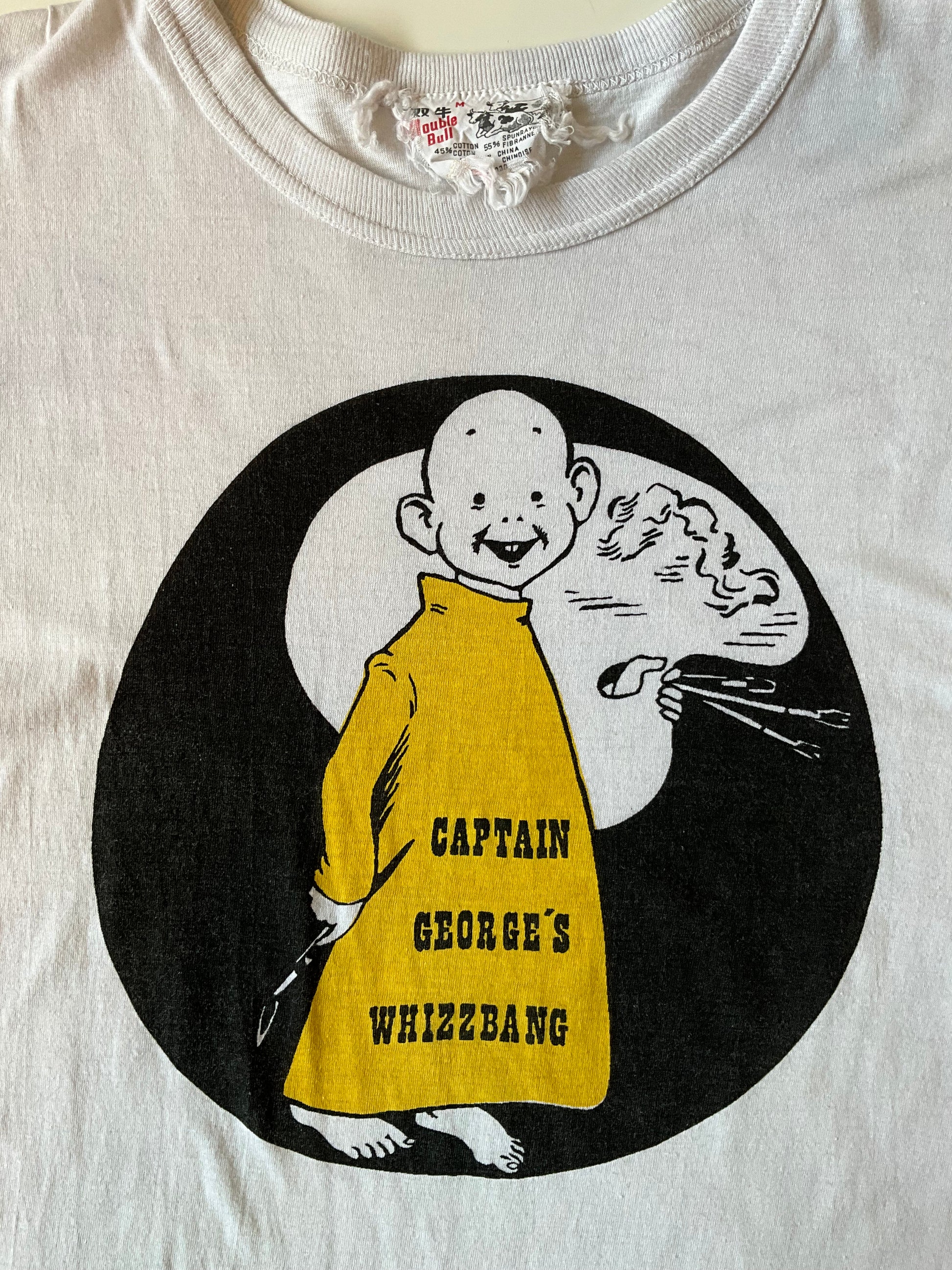 Vintage 1960s Captain George's Whizzbang Toronto Fanzine Comic T-Shirt