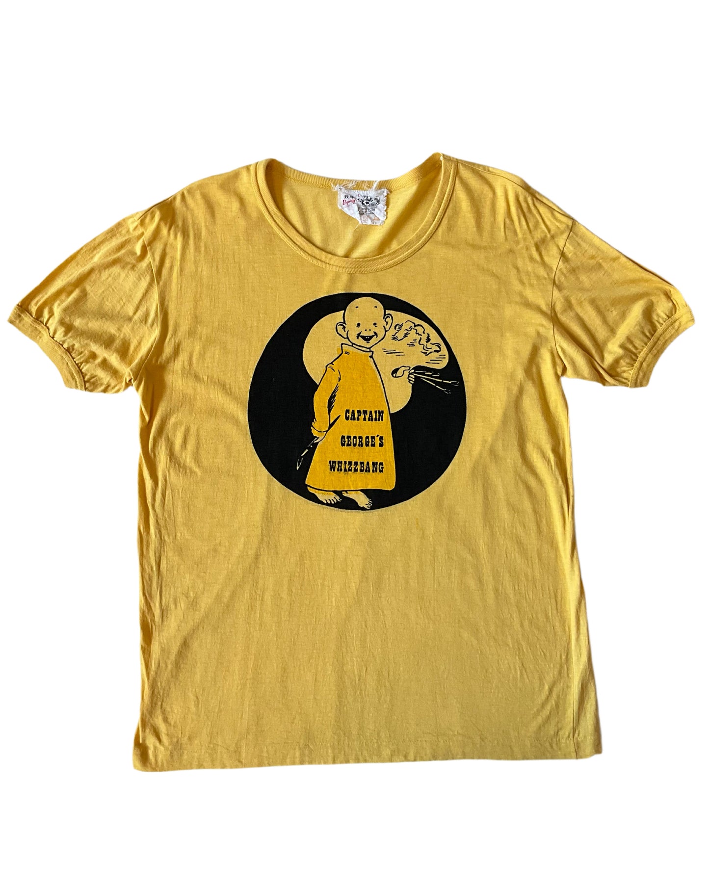 Vintage 1960s Captain George's Whizzbang Toronto Fanzine Comic T-Shirt
