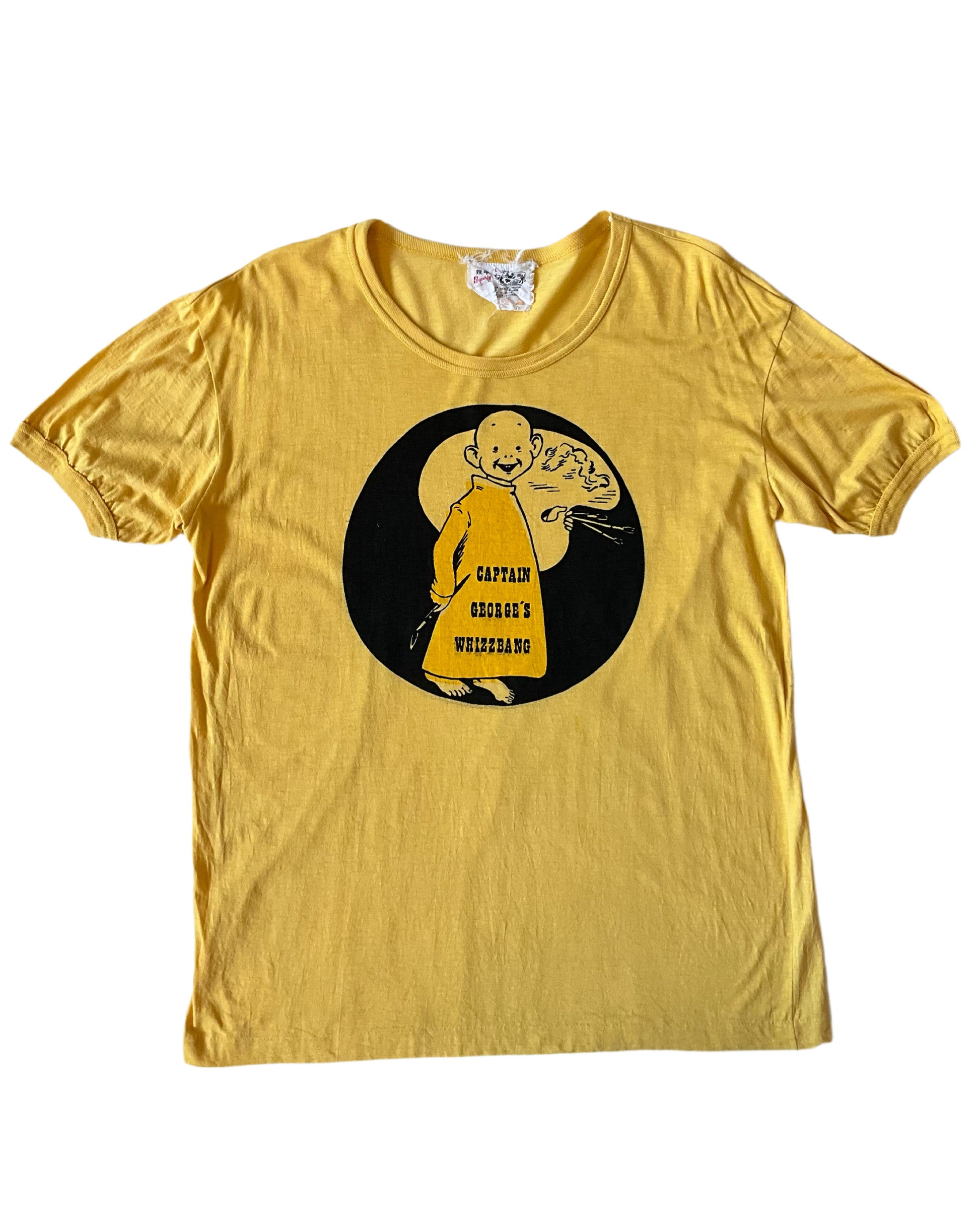 Vintage 1960s Captain George's Whizzbang Toronto Fanzine Comic T-Shirt
