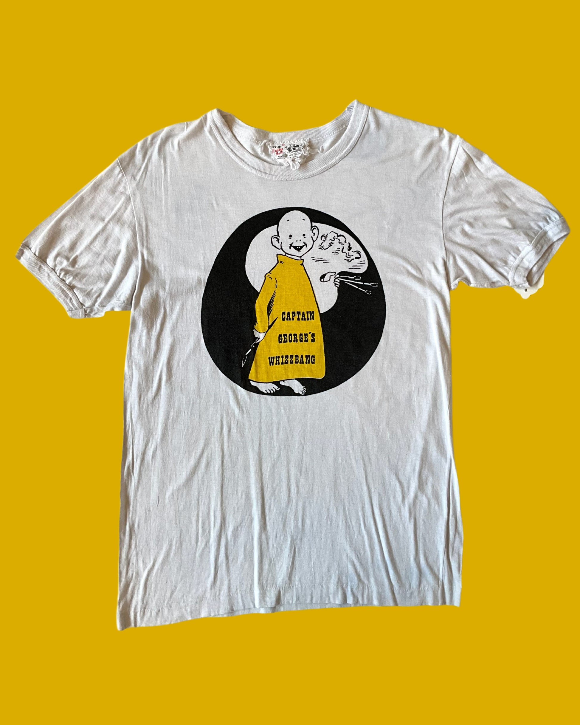 Vintage 1960s Captain George's Whizzbang Toronto Fanzine Comic T-Shirt