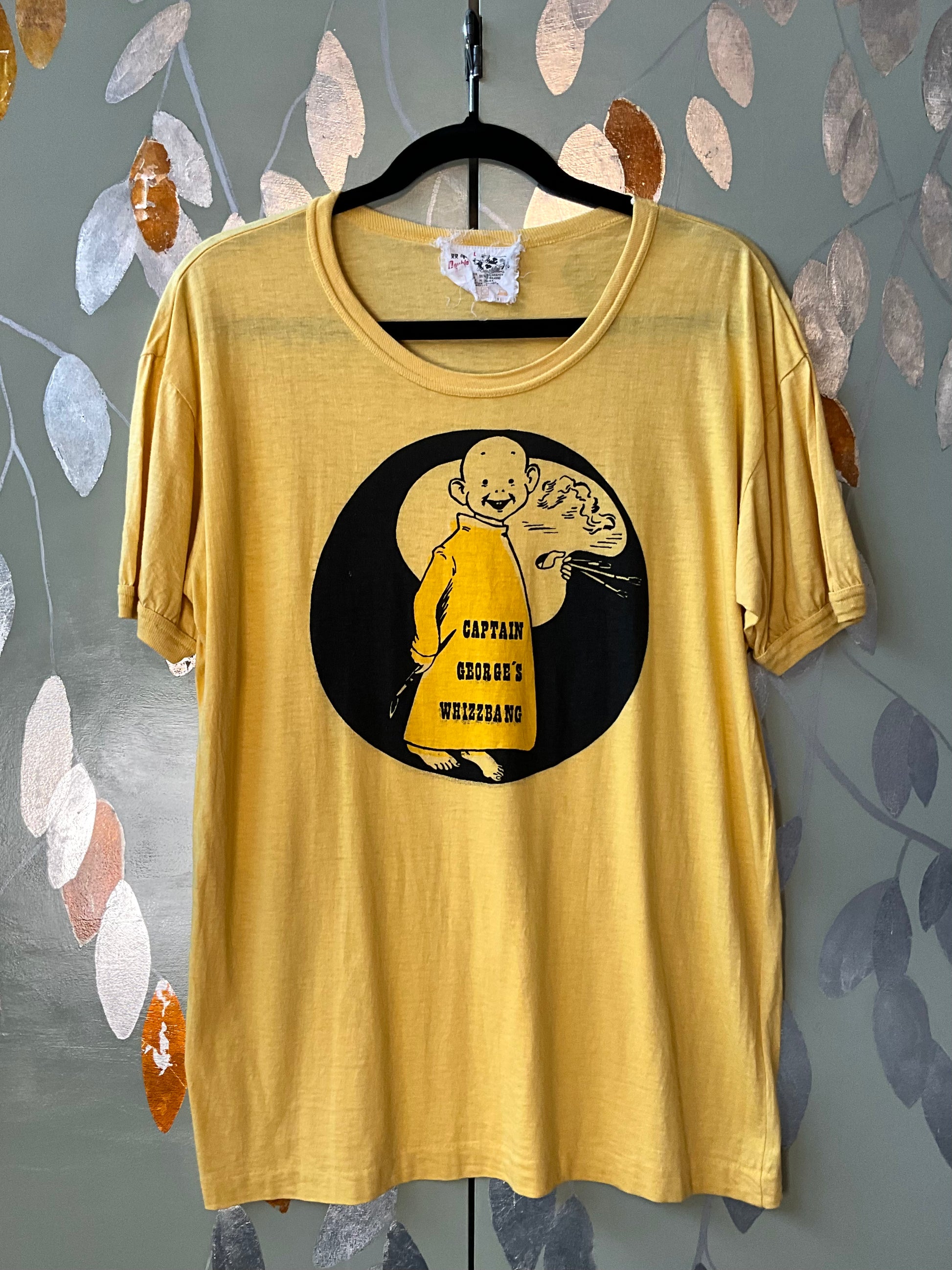 Vintage 1960s Captain George's Whizzbang Toronto Fanzine Comic T-Shirt