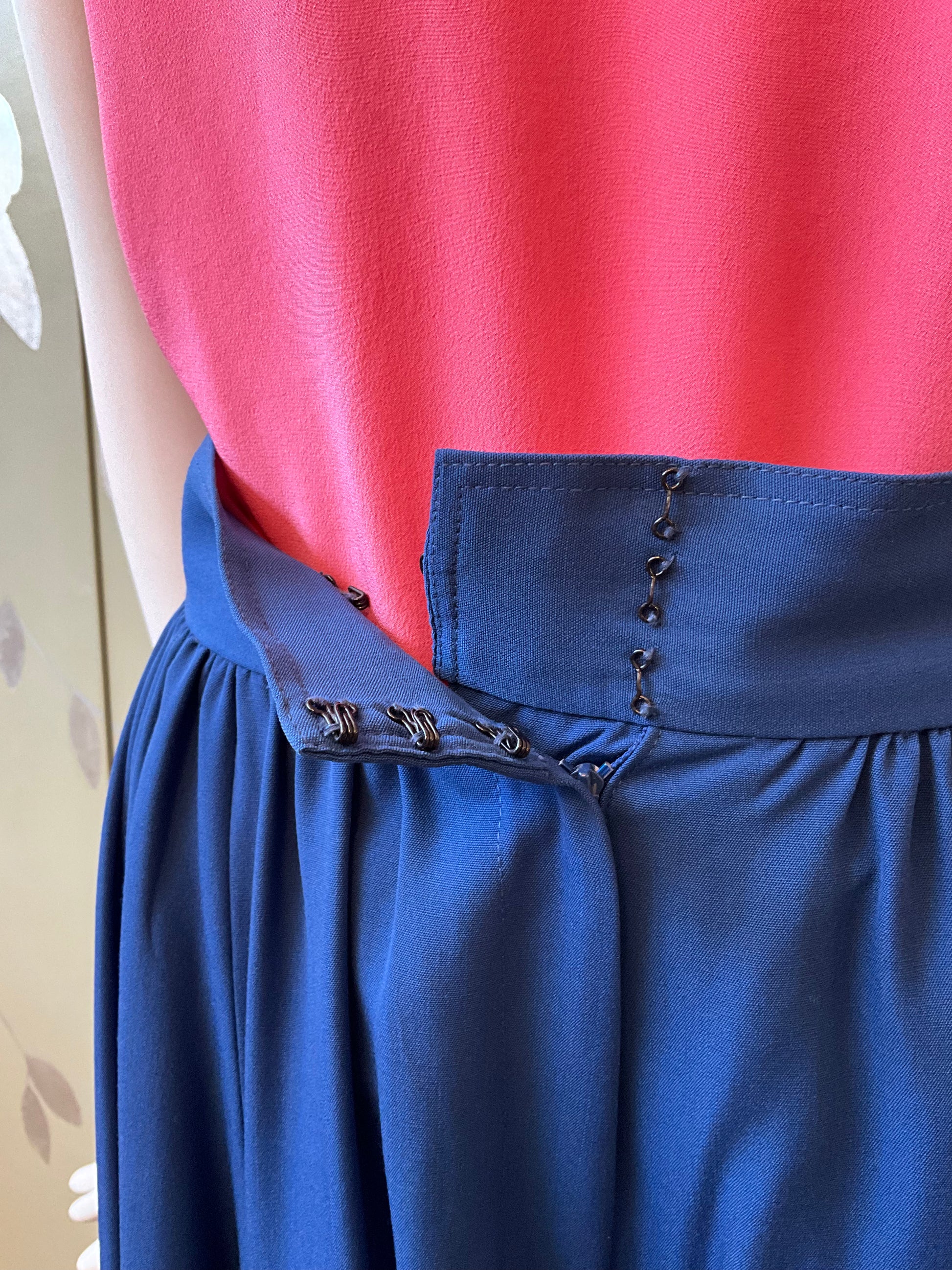 Vintage 1980s Chloe Blue Culotte Shorts, W25