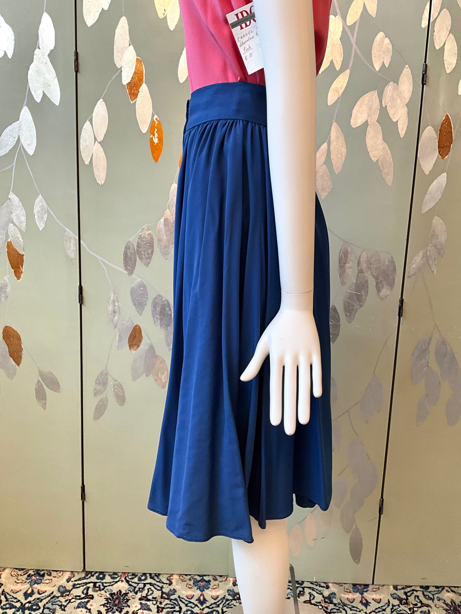 Vintage 1980s Chloe Blue Culotte Shorts, W25