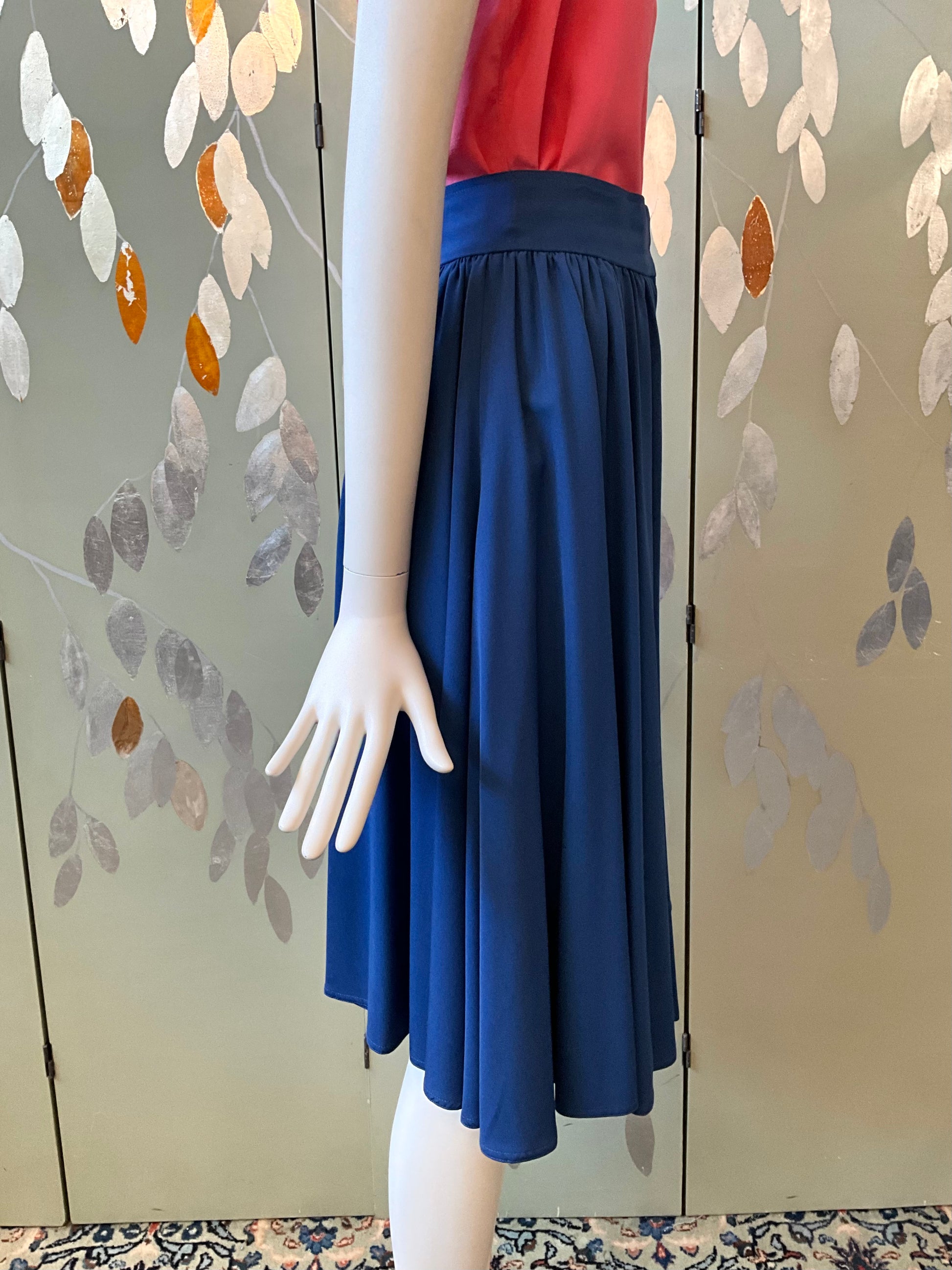 Vintage 1980s Chloe Blue Culotte Shorts, W25