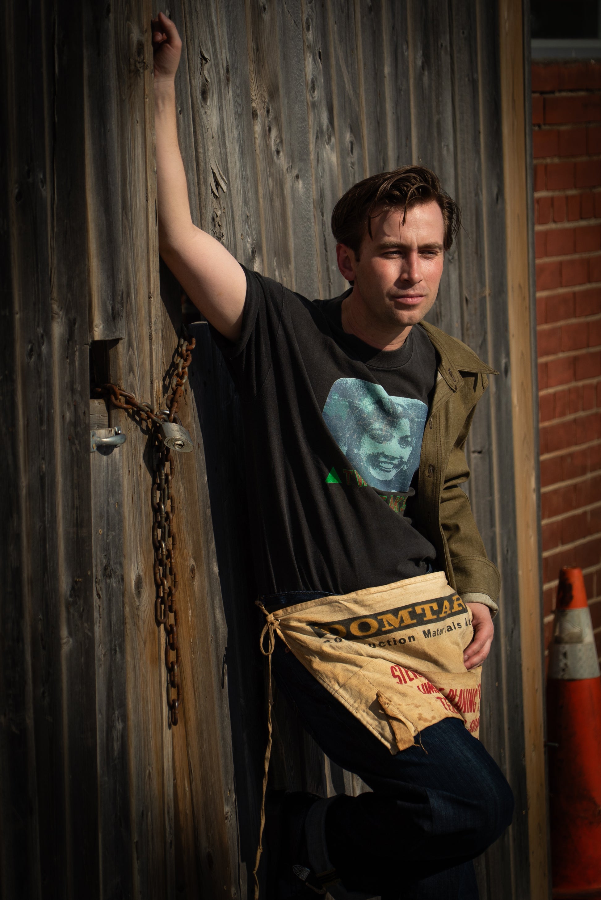 Vintage 1960s Domtar Canadian Lumber Work Apron