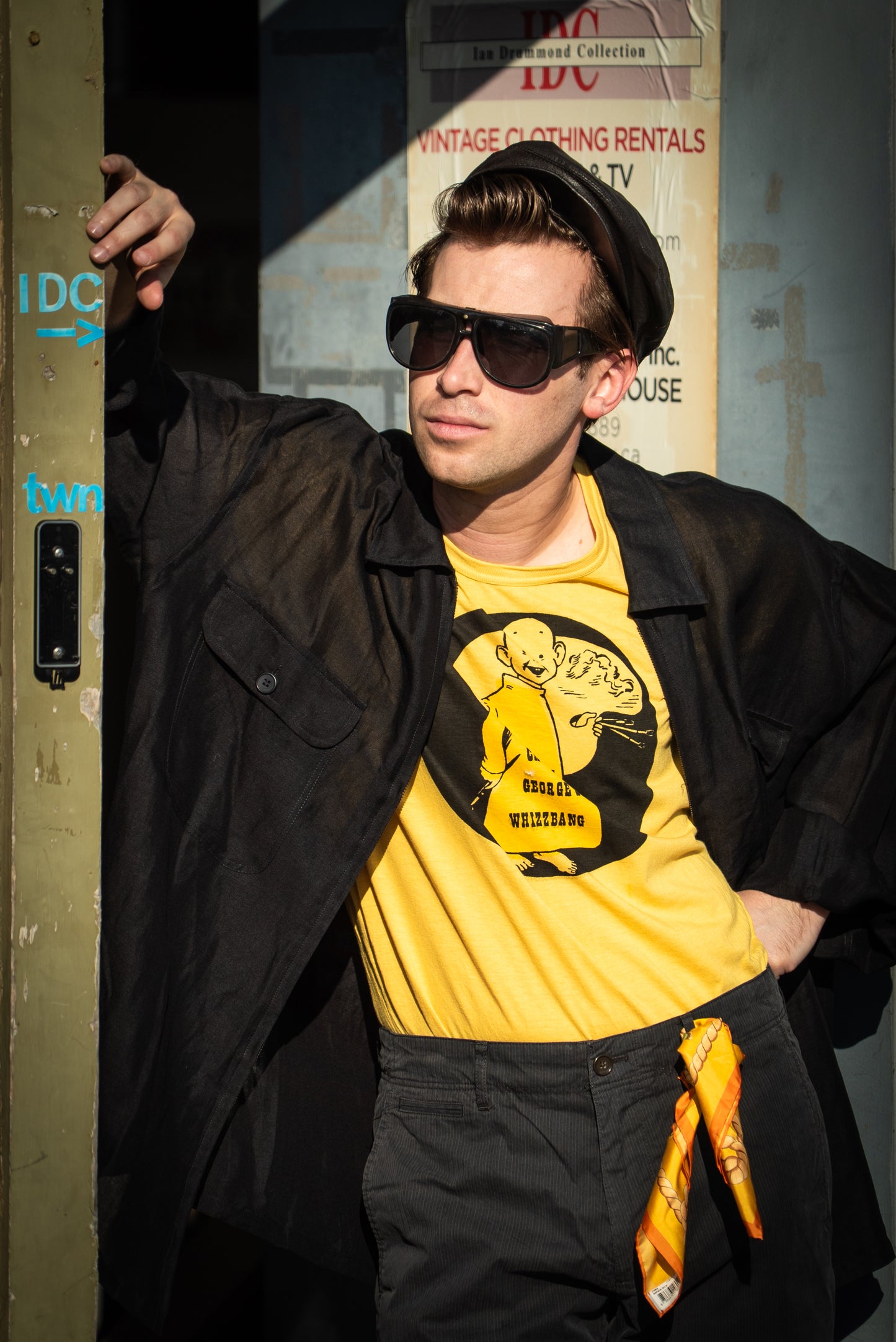 Vintage 1960s Captain George's Whizzbang Toronto Fanzine Comic T-Shirt