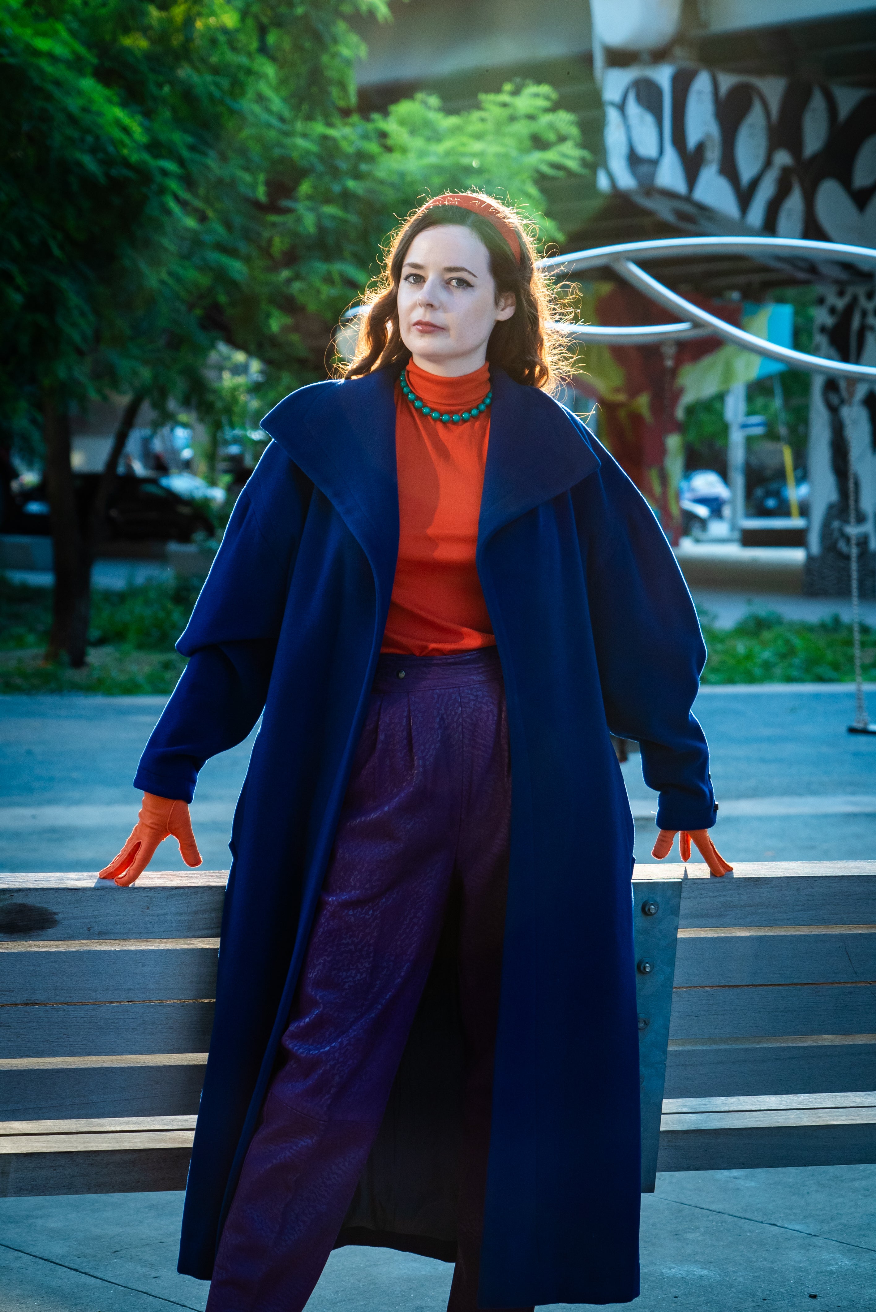 Vintage 1980s Claude Montana Royal Blue Coat, Large – Ian Drummond