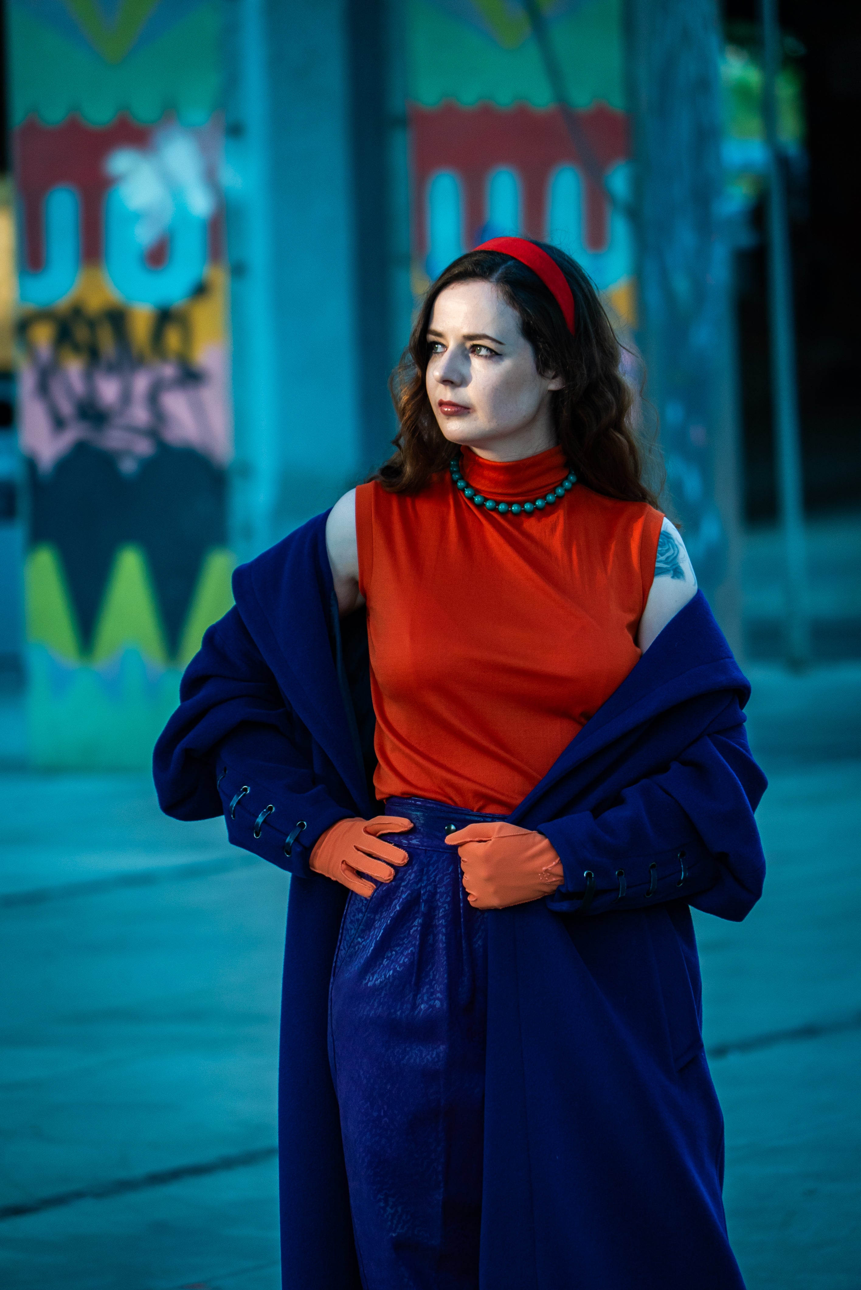 Vintage 1980s Claude Montana Royal Blue Coat, Large – Ian Drummond