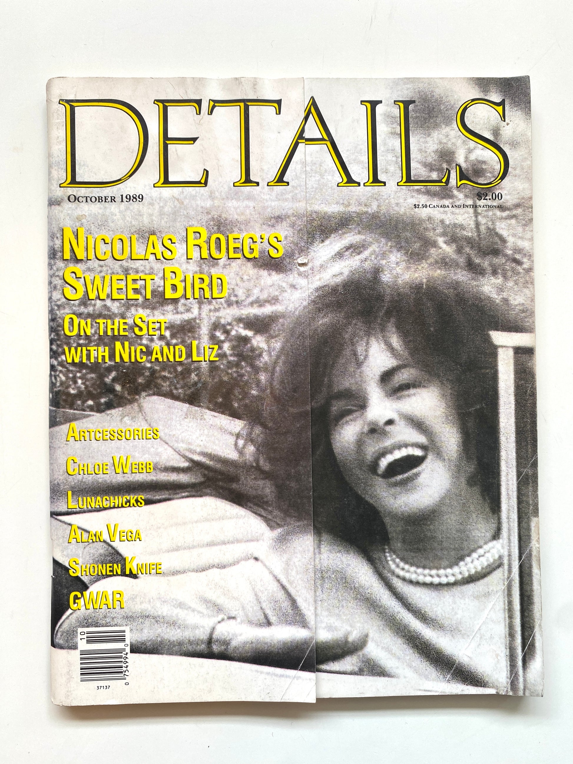 Vintage Details Fashion Magazine October 1989 Elizabeth Taylor Cover 