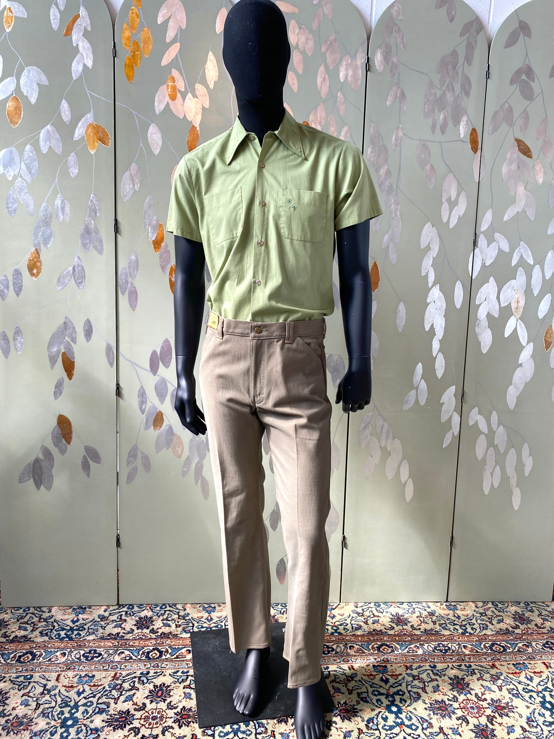Vintage 1970s Deadstock Men's Lee Cotton Trousers