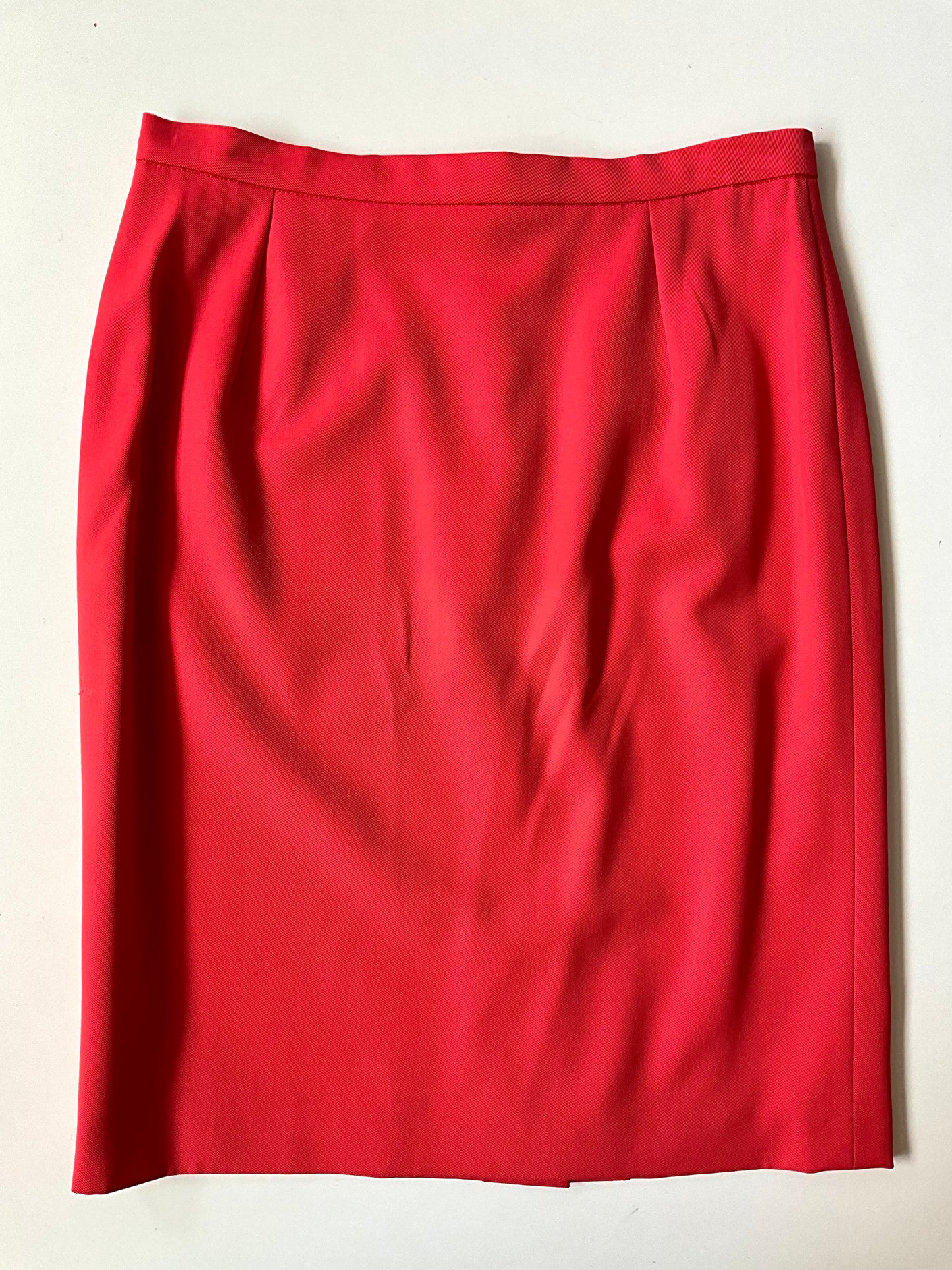 Vintage 1980s Escada Orange and Pink Check Skirt Suit, Medium