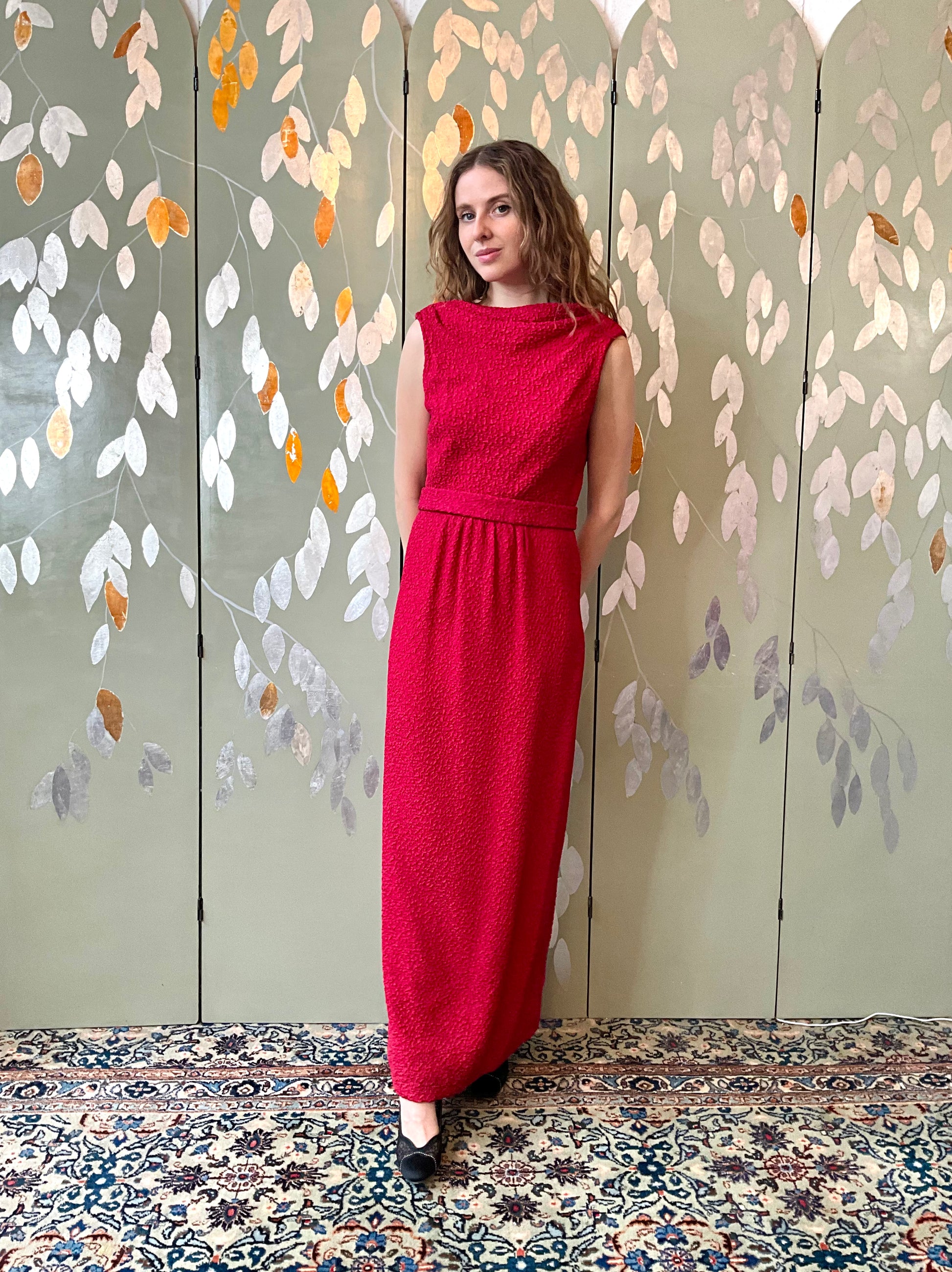 1960s sales red dress