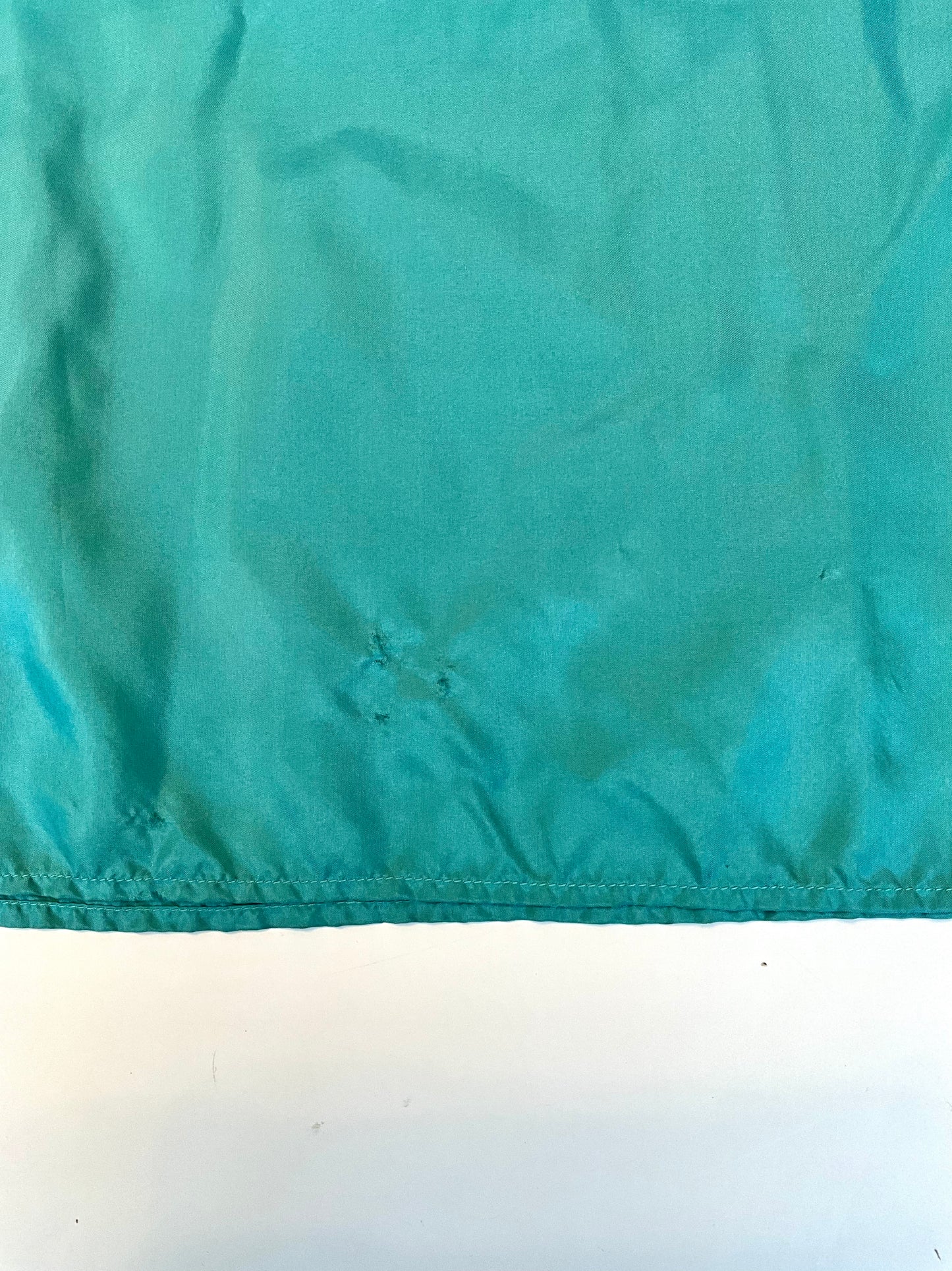 Vintage 1983 Zandra Rhodes Turquoise Printed Embellished Silk Chiffon Fairy Gown, Size 6