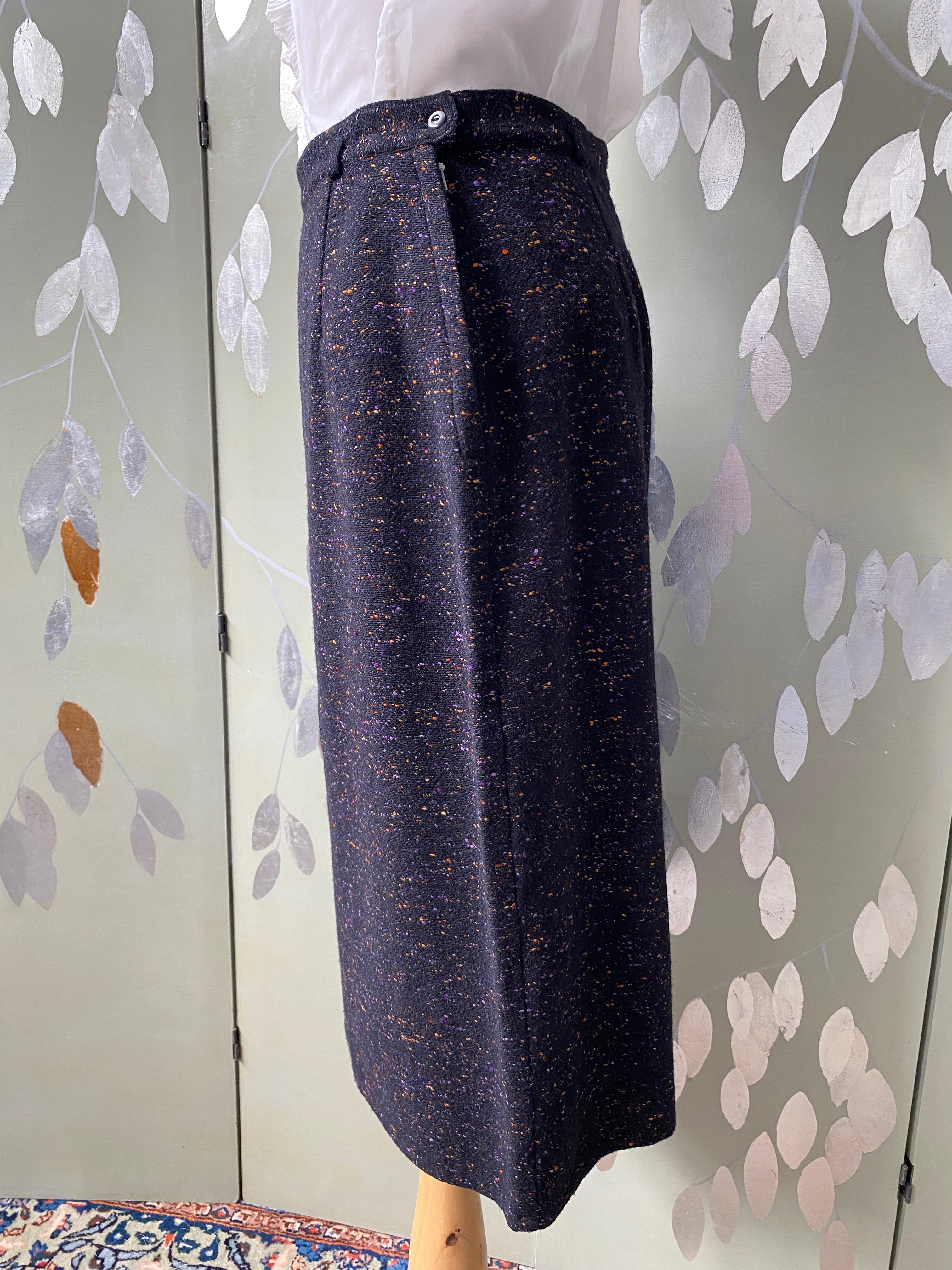 Vintage 1950s Flecked Wool Pencil Skirt, Medium – Ian Drummond Vintage