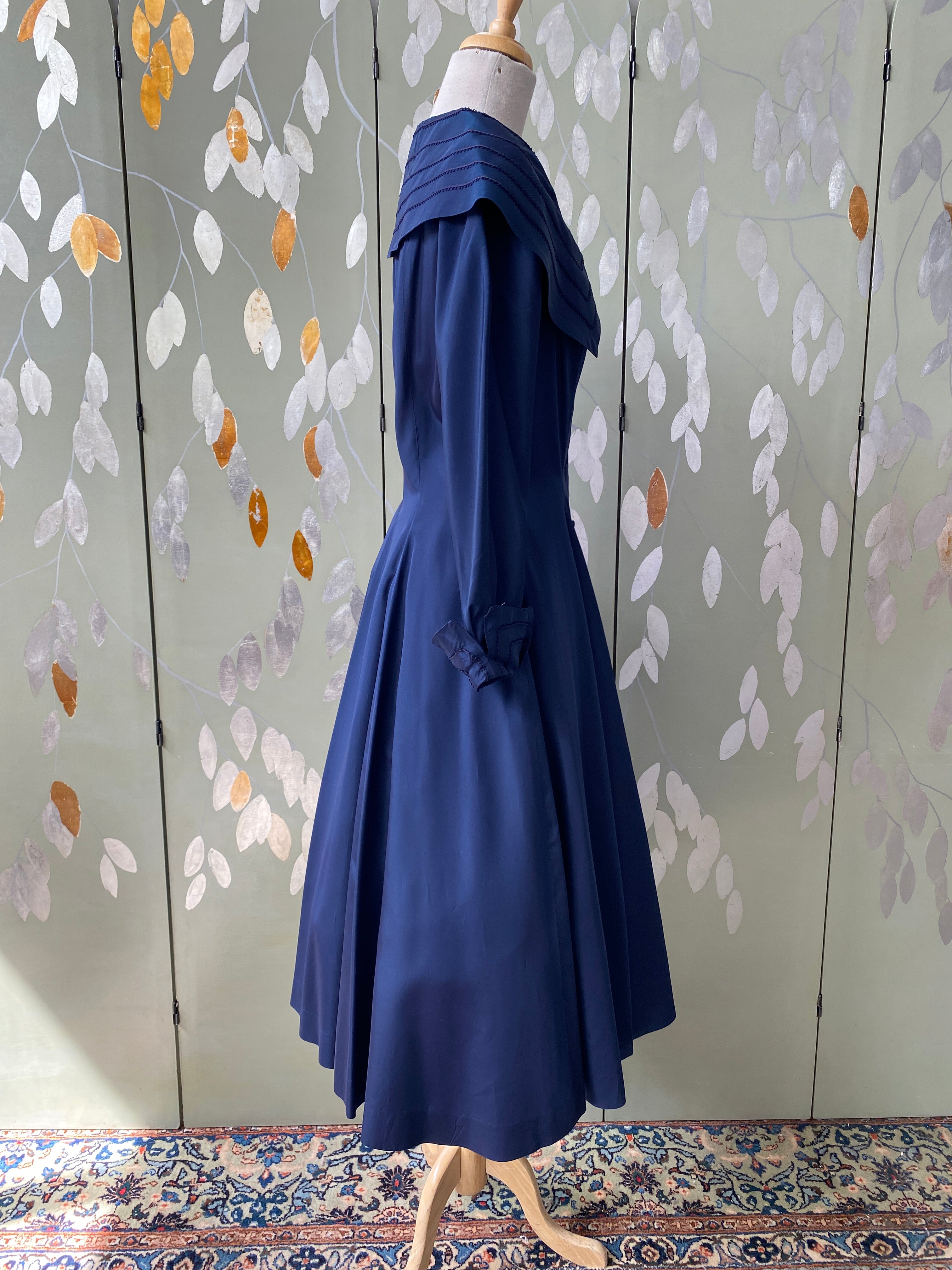 Dark blue 2024 vintage dress