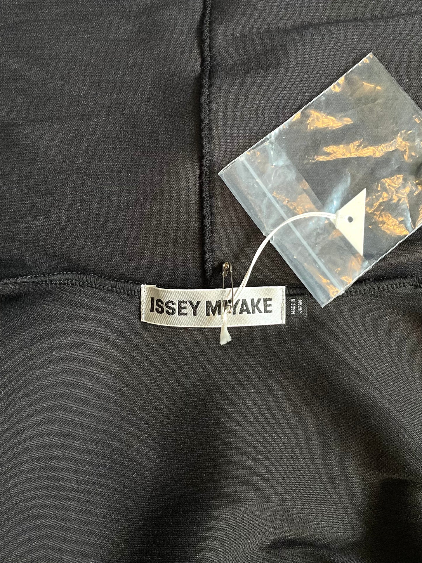 Vintage 2000s Issey Miyake Black Draped Jacket