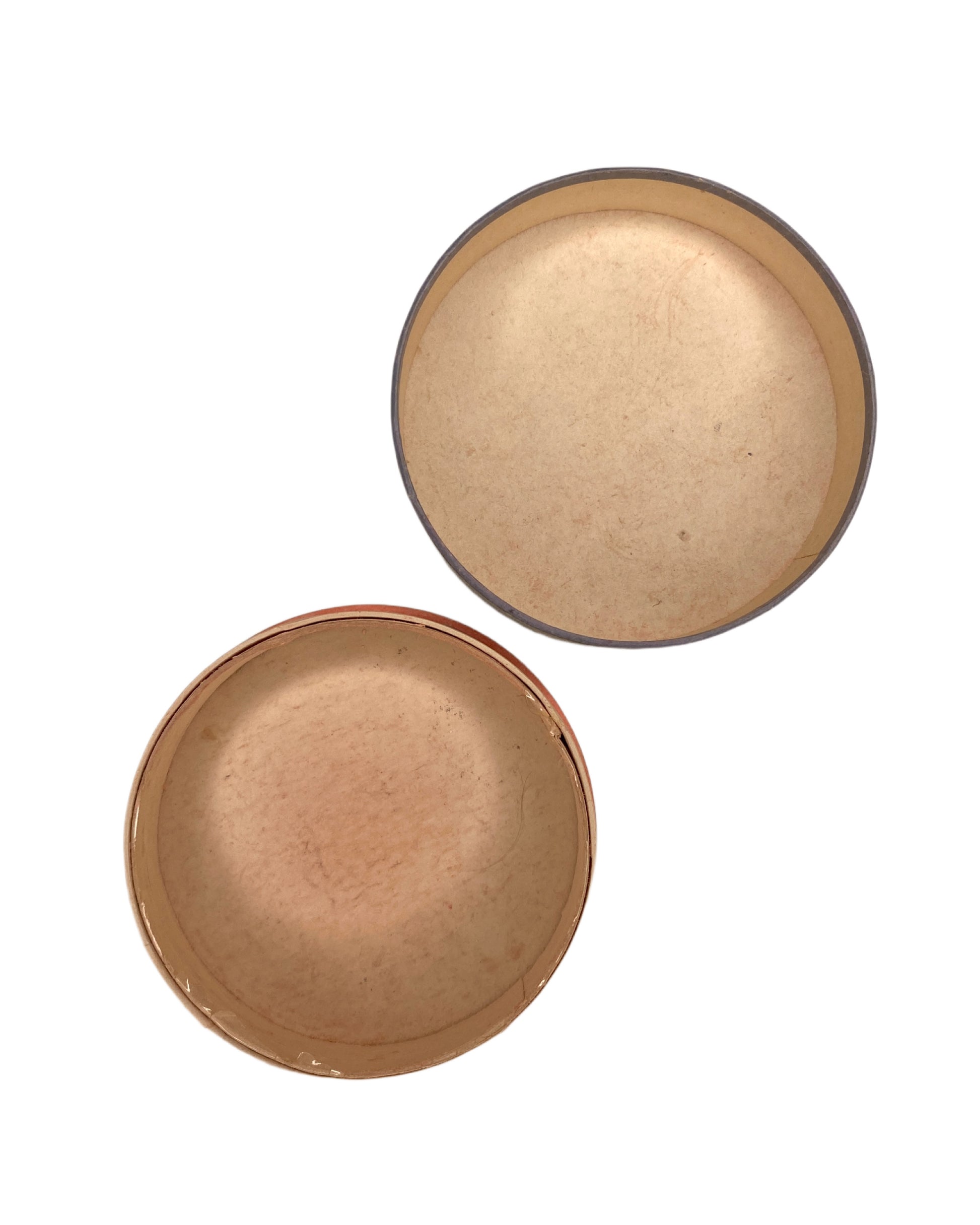 Vintage 1950s Lady Esther Blue Fan Cardboard Powder Box 