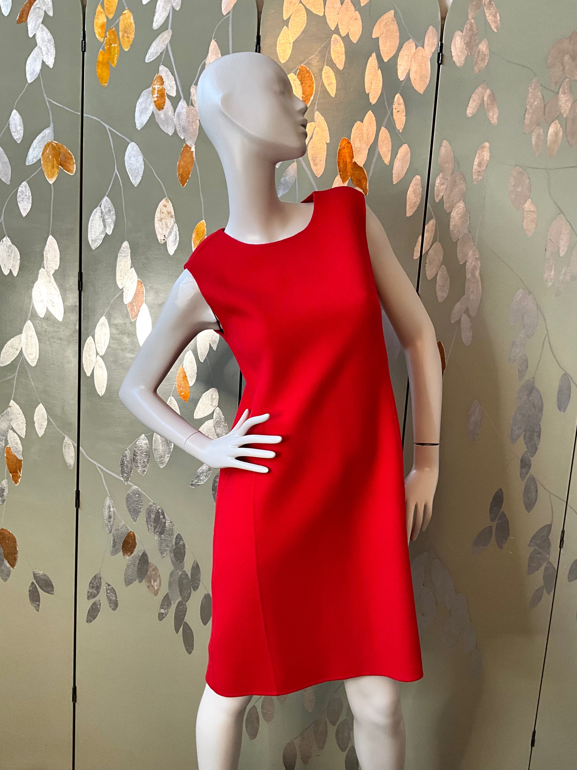 ellen tracy red dress Ellen Tracy Womens Cocktail Rouge Red Studded Sheath Dress Size 2 Stunning NWT