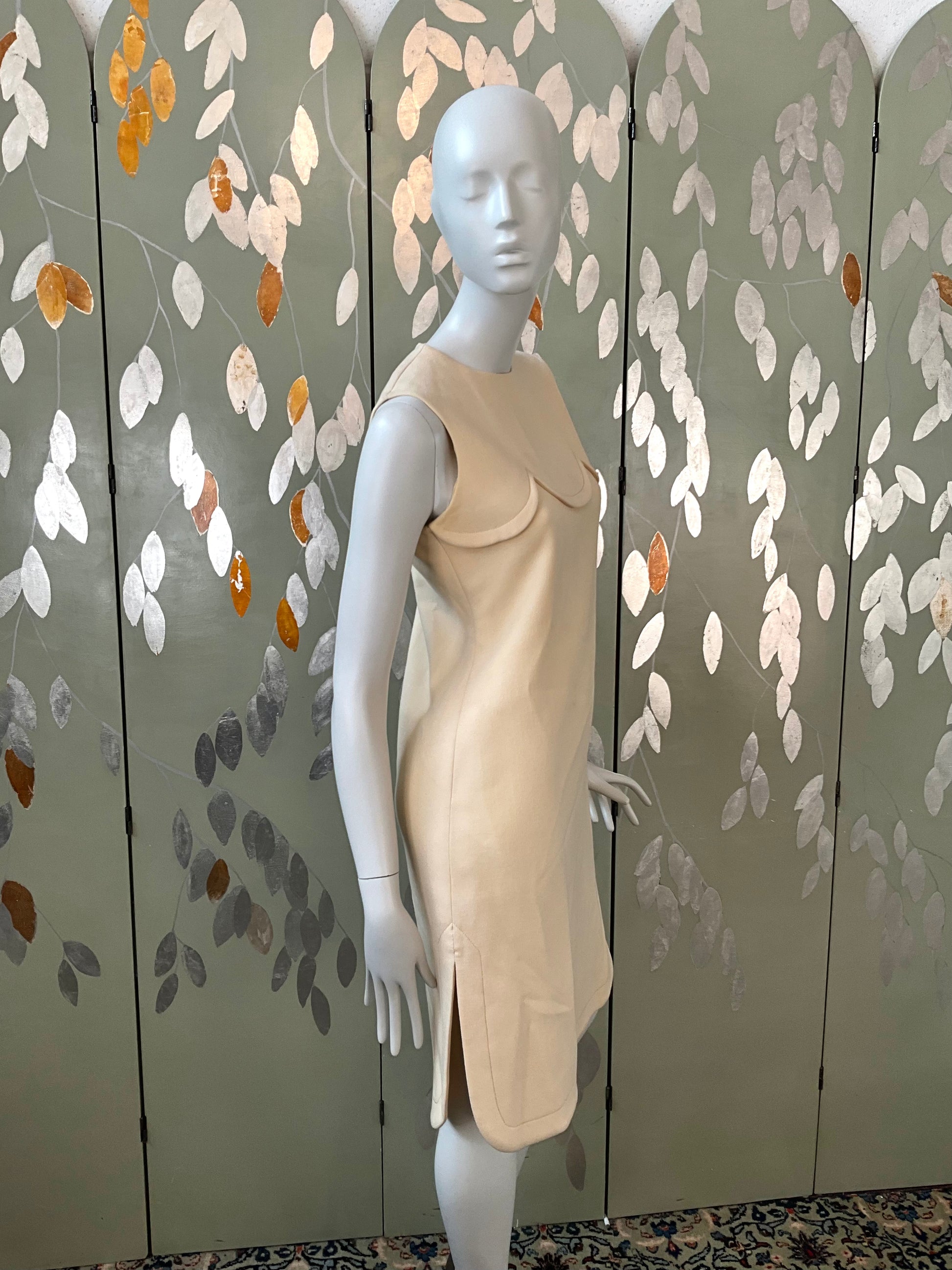 Vintage 1960s Pierre Cardin Cream Wool Shift Dress, Small – Ian Drummond Vintage