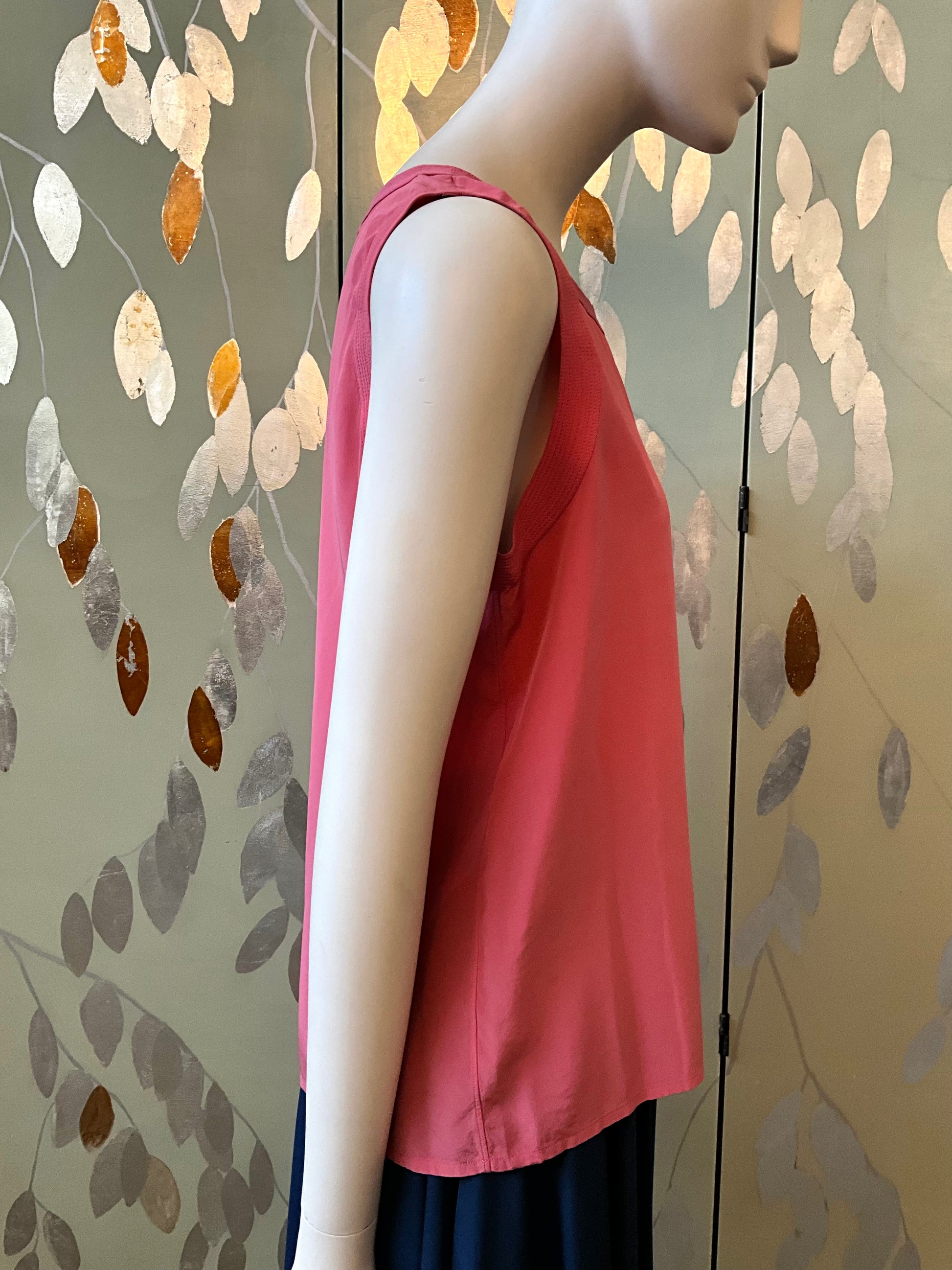 Vintage 1980s Chanel Pink Silk Tank Top, M/L