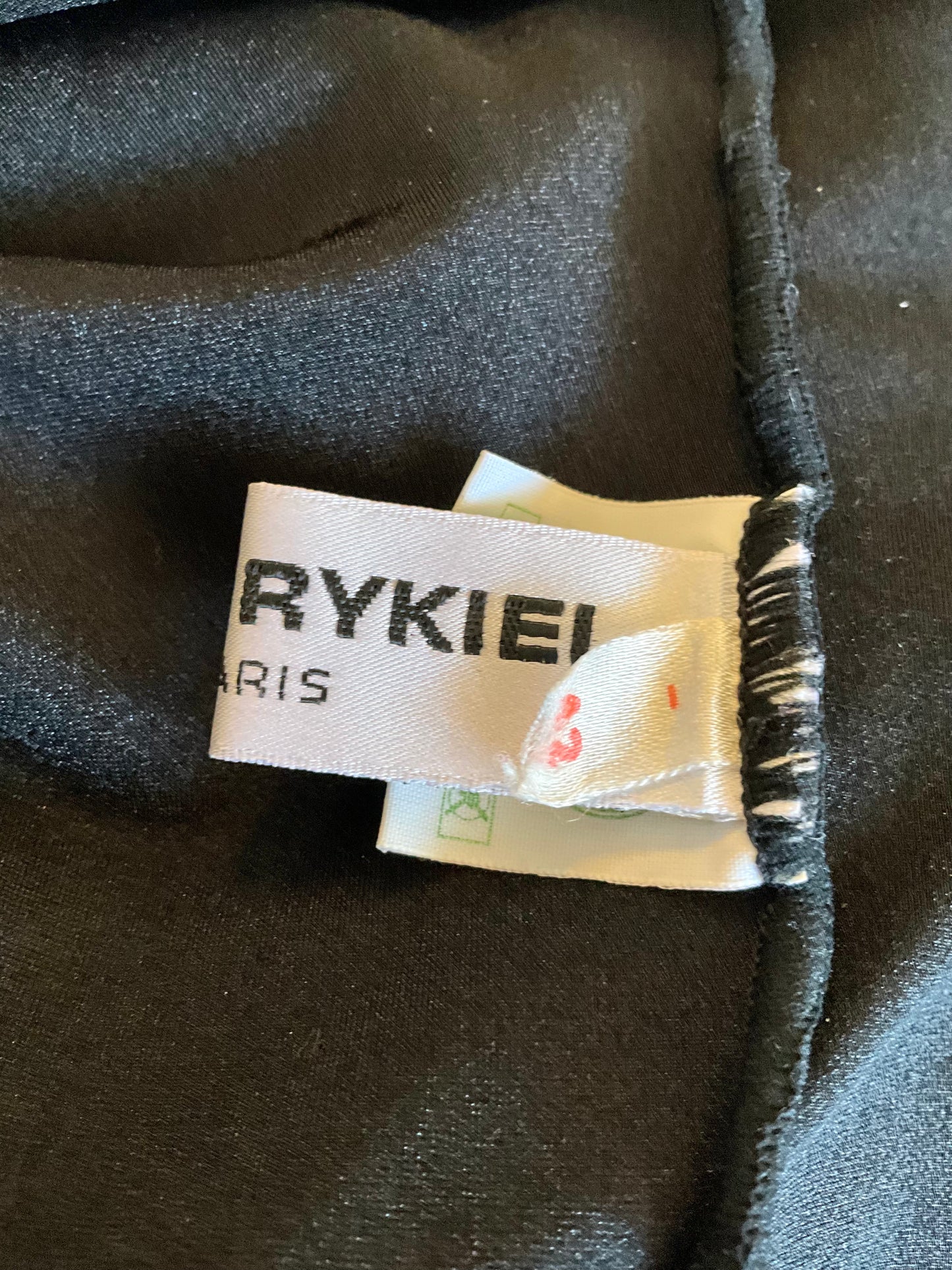 Vintage 1980s Sonia Rykiel Black Bedazzled Anchor Swimsuit, Medium
