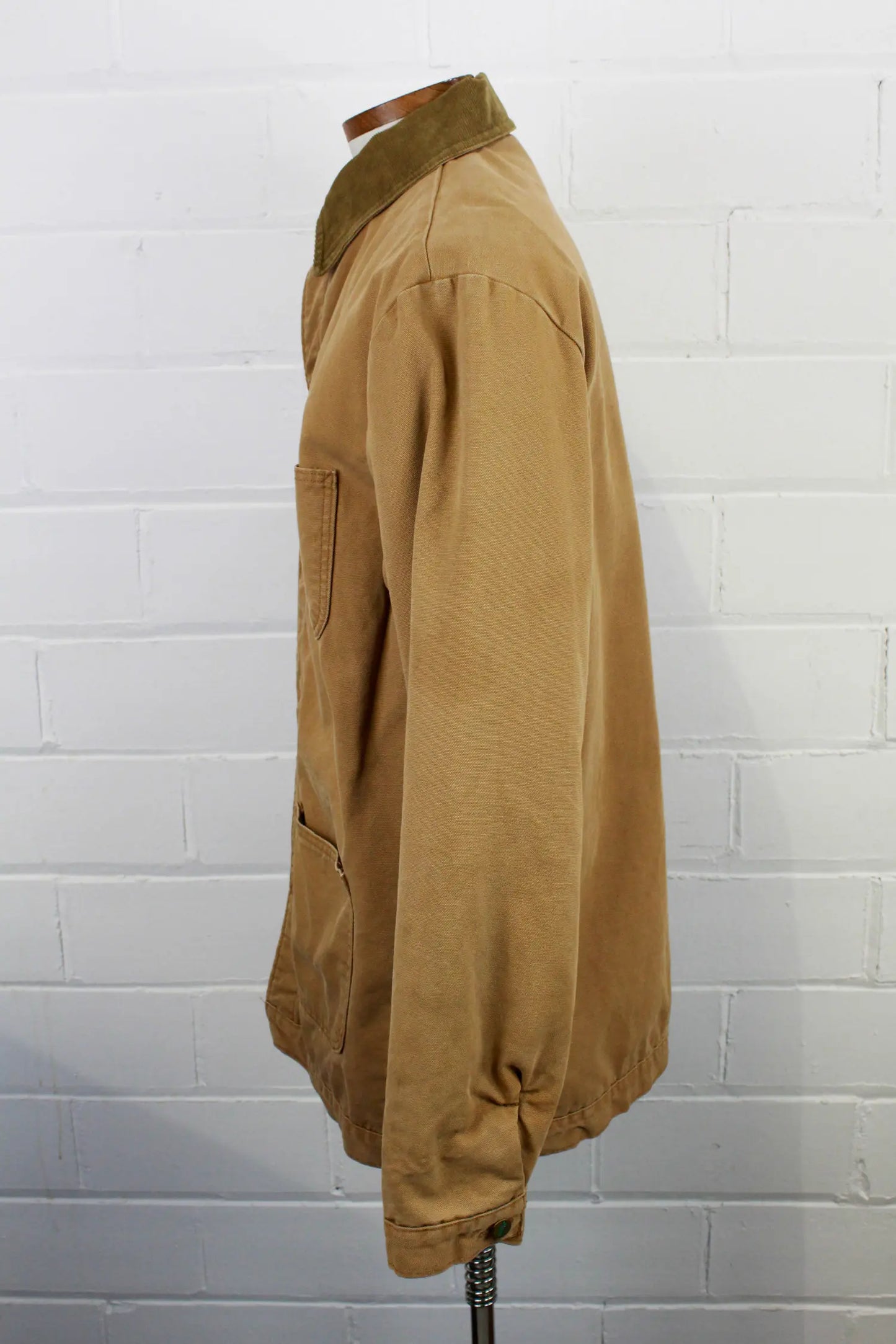 2010s L.C. King Brown Duck Canvas Barn Coat, Large