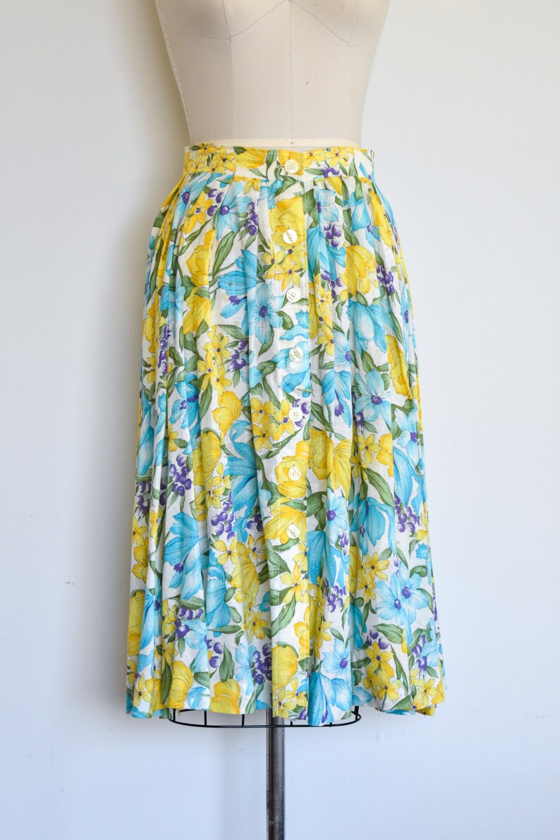 60s button down outlet skirt