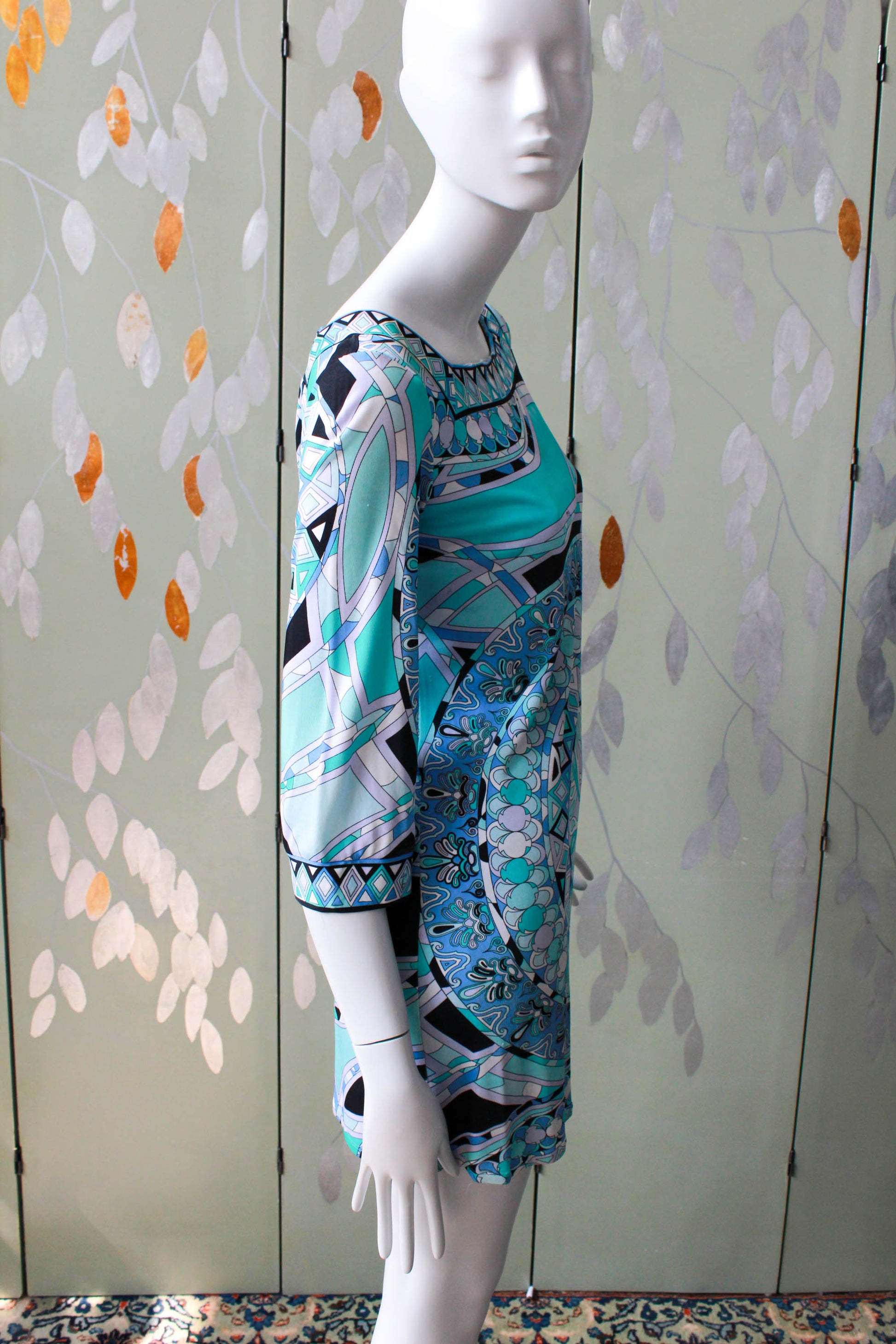 Emilio Pucci Patterned Silk Jersey Dress, Medium – Ian Drummond