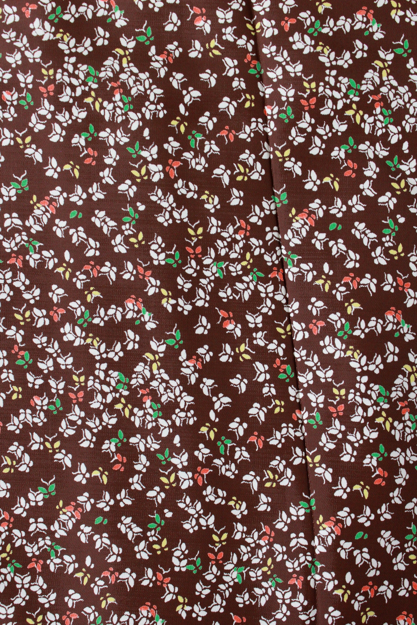 Vintage 1940s Brown Rayon With Butterflies, 5 Yards