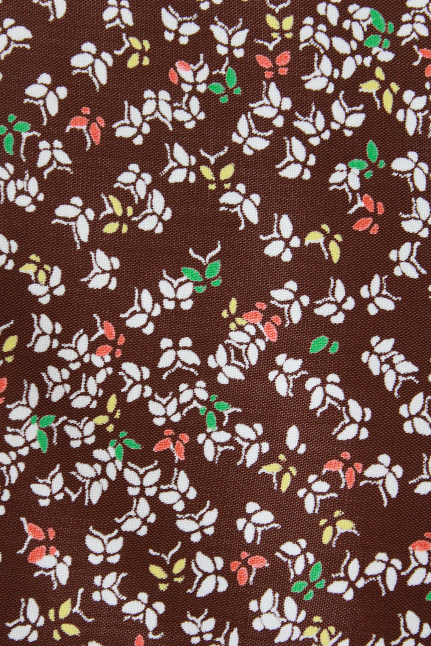 Vintage 1940s Brown Rayon With Butterflies, 5 Yards