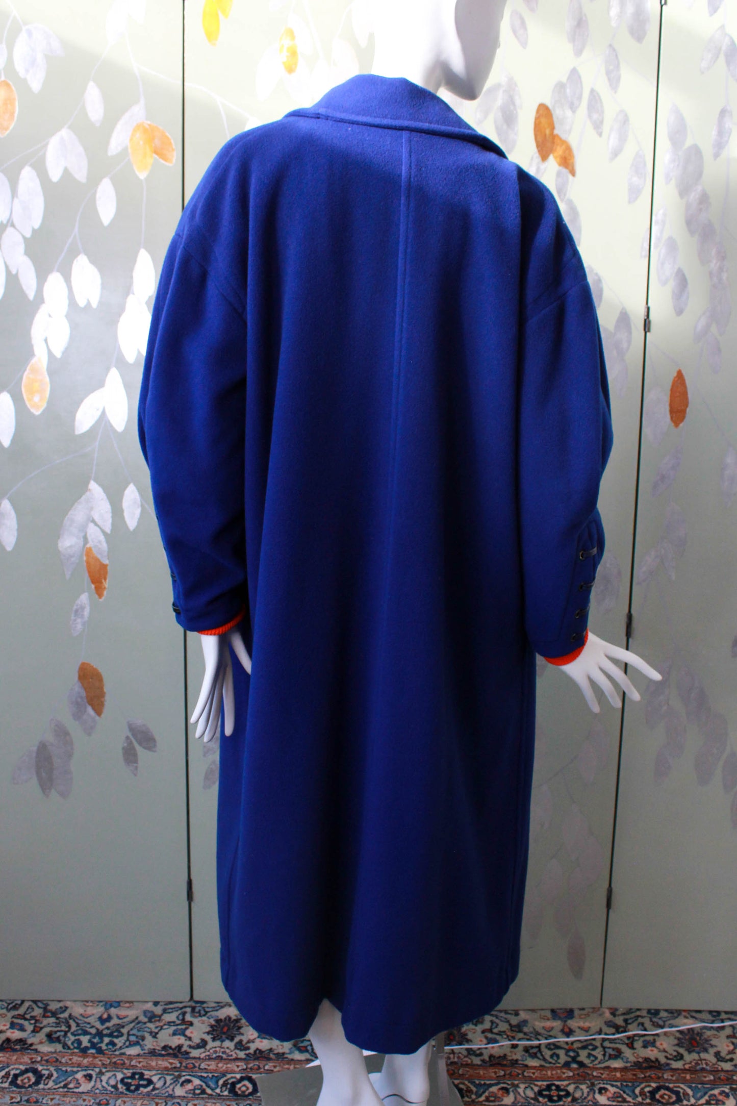 1980s Claude Montana Royal Blue Coat, Large