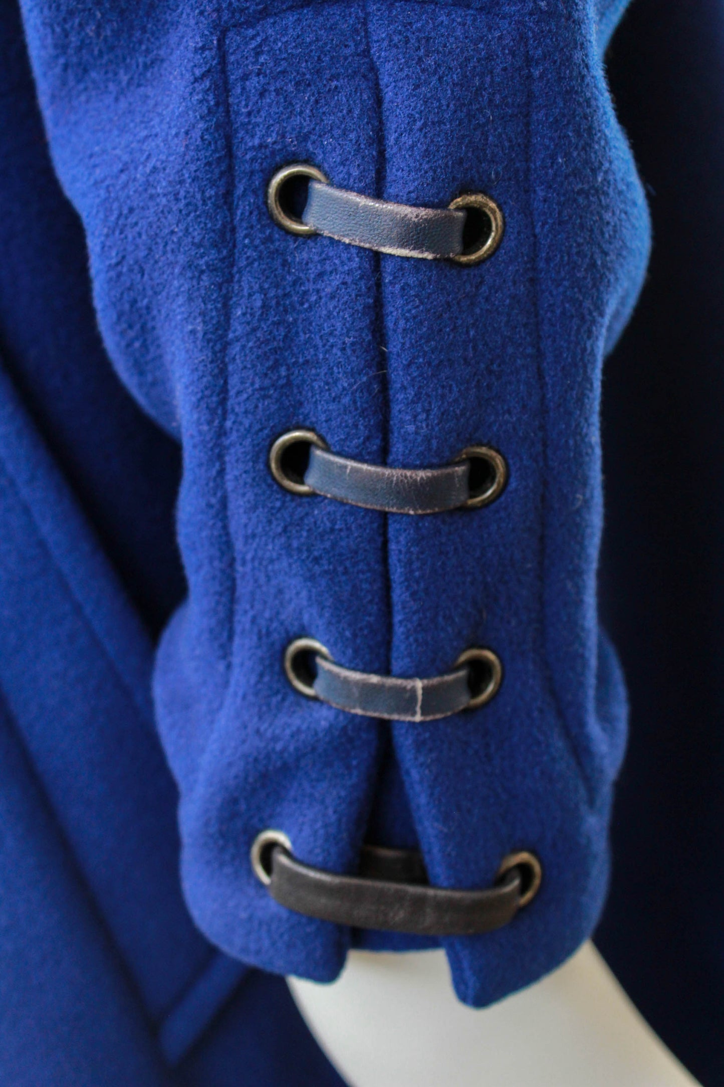 1980s Claude Montana Royal Blue Coat, Large