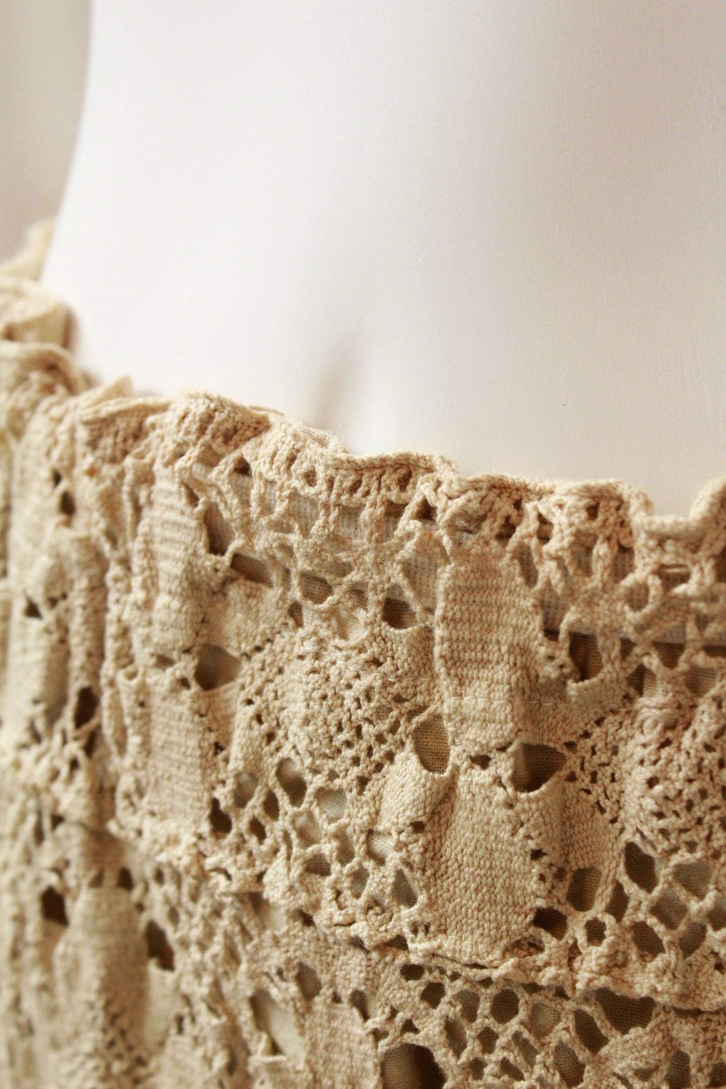 Beige Crochet Matching Set, Mermaid Skirt, Bohemian Matching Set, Bathing Suit Cover Up