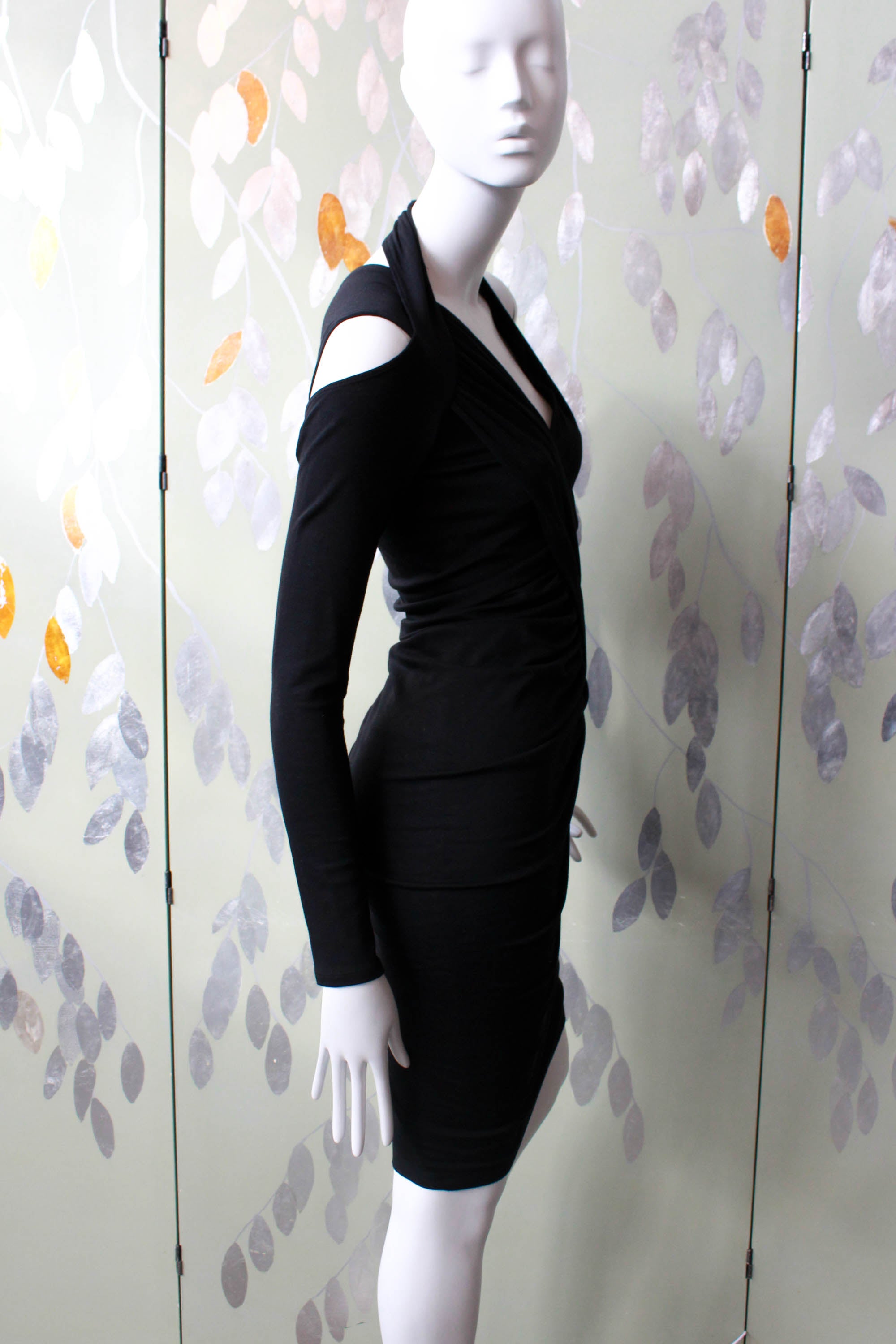 Donna Karan Black Label Black Knit Dress, XS/S