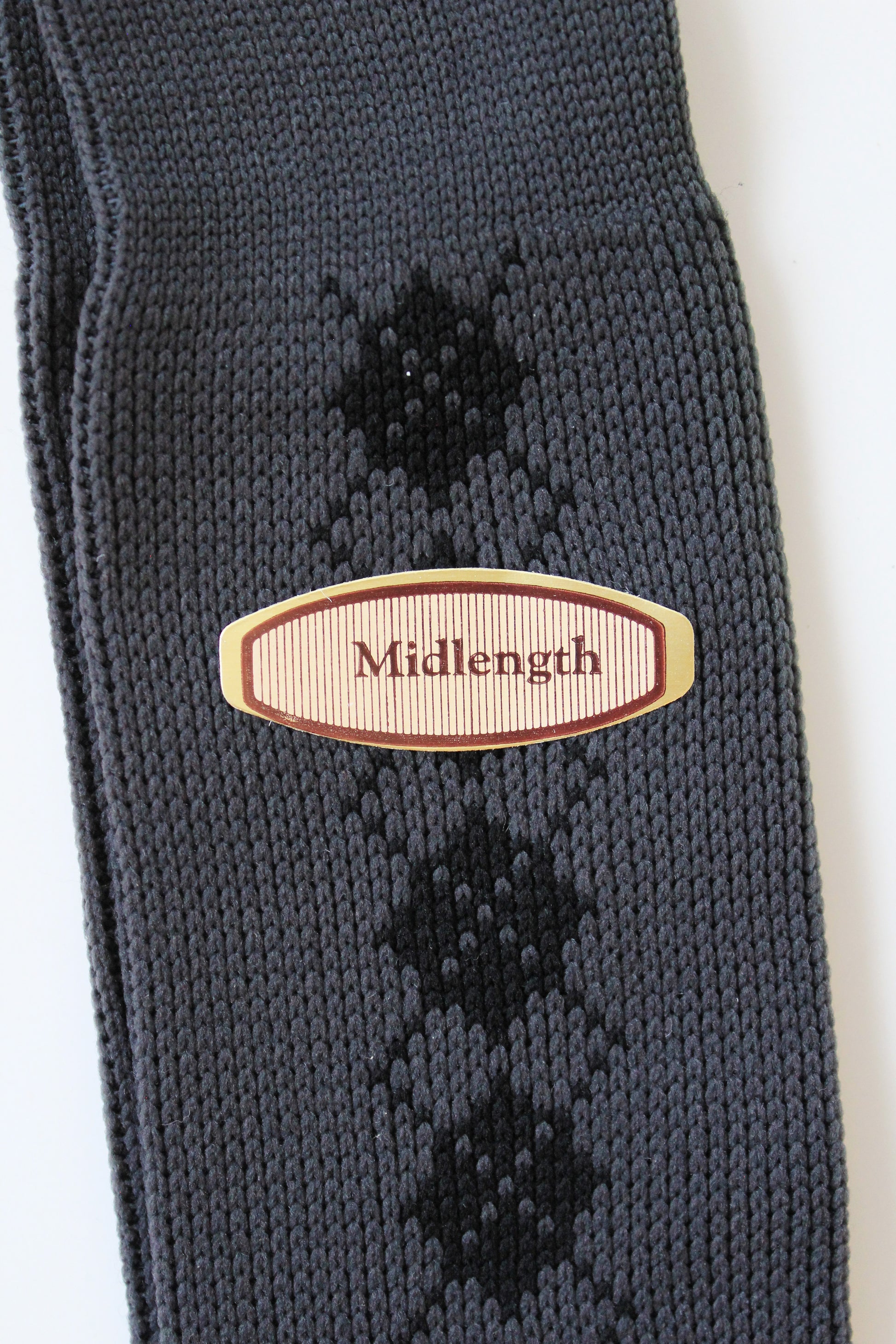 80s/90s Deadstock Christian Dior Grey Argyle Nylon Socks, Size 10-13, Multiples