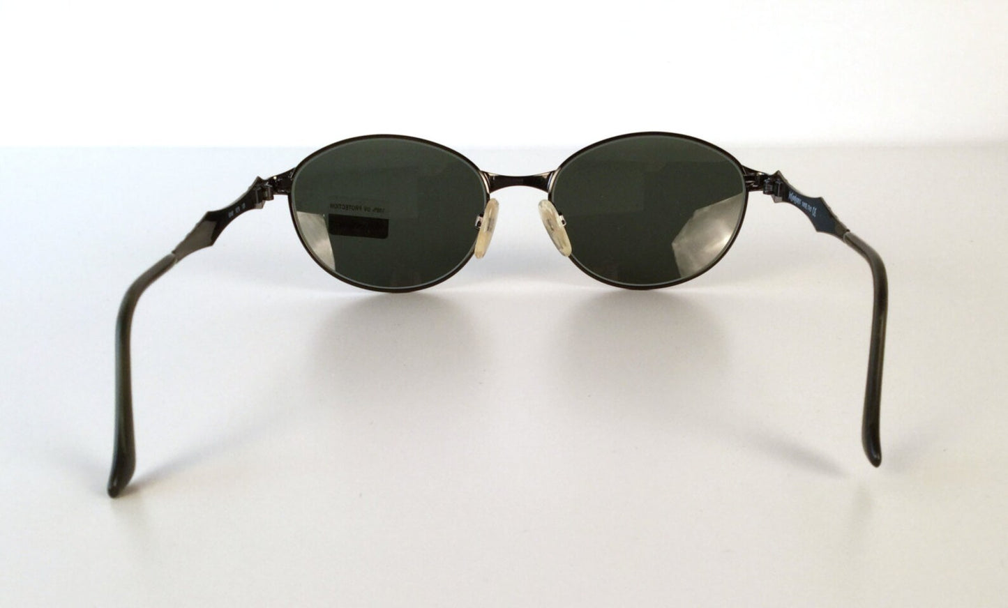 Vintage 1990s Oval YSL Sunglasses, Vintage Yves St Laurent Black Sunglasses Frames, Charcoal Lens, YSL 6049, New Old Stock 90s Glasses