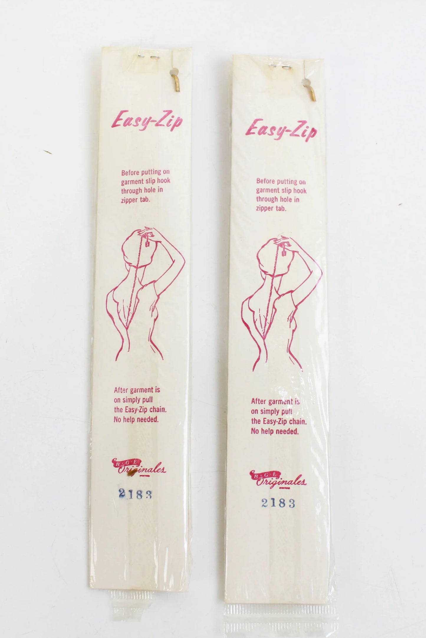 Vintage 1950s Deadstock Chain Zipper Puller